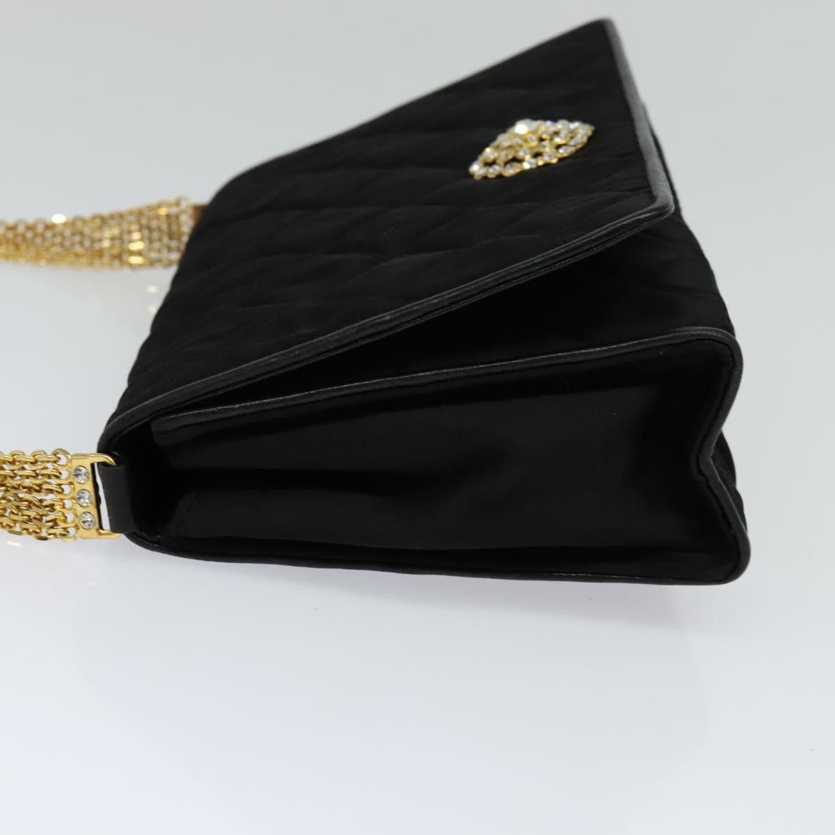 Chanel Black Silk Shoulder Bag (Pre-Owned) Size ONE SIZE - 3 Thumbnail