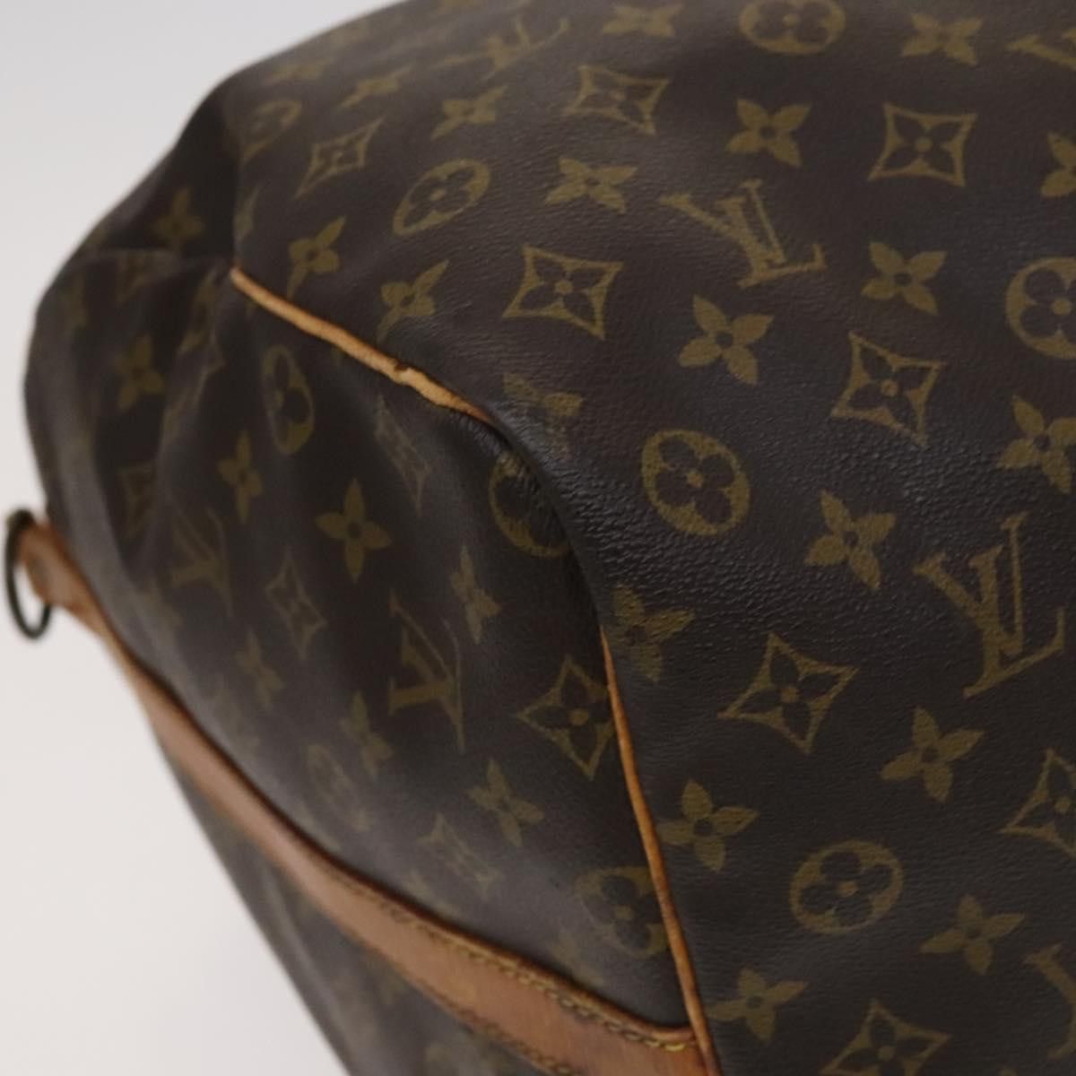 Louis Vuitton Keepall Bandoulière 60 Brown Canvas Travel Bag (Pre-Owned) Size ONE SIZE - 8 Thumbnail
