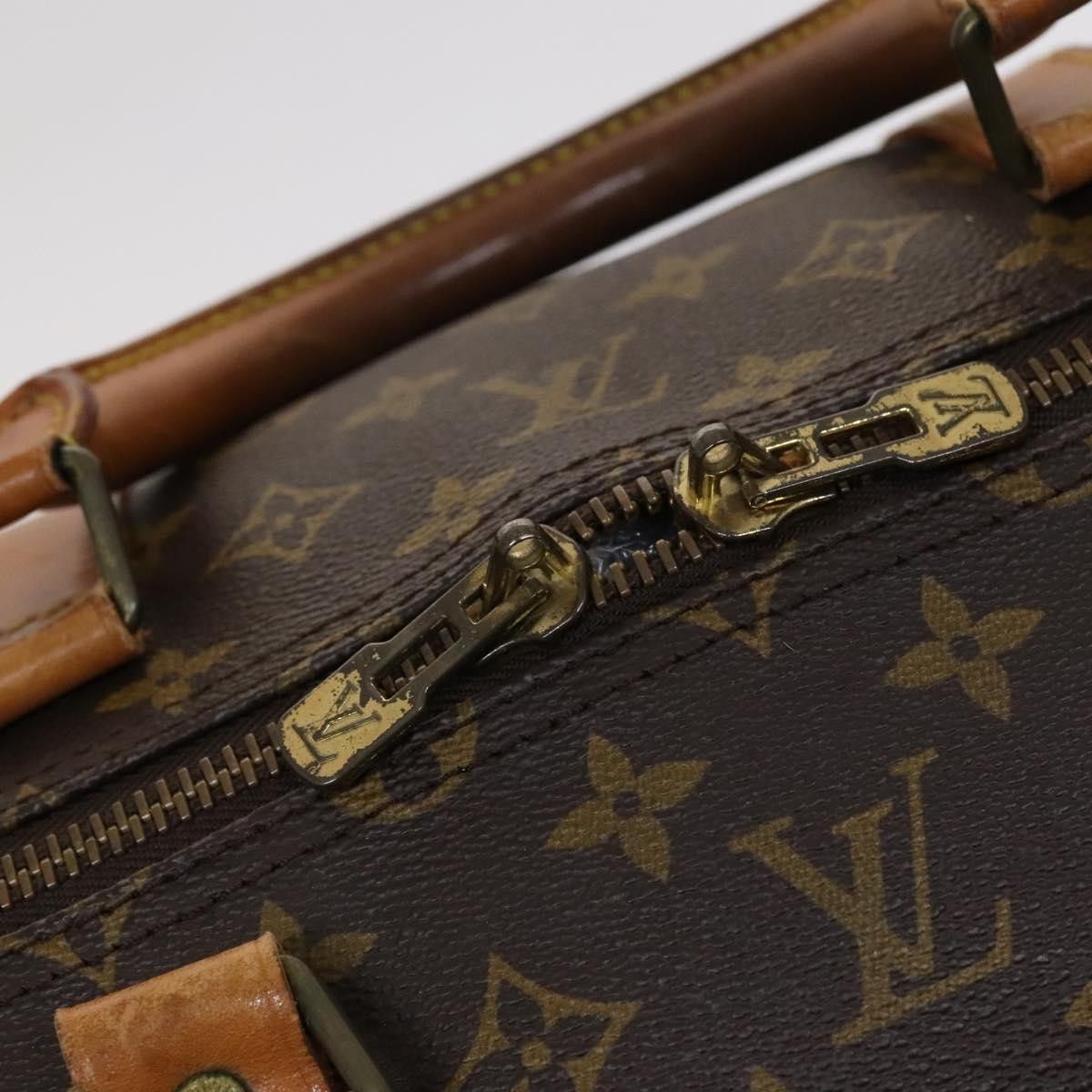 Louis Vuitton Keepall Bandoulière 60 Brown Canvas Travel Bag (Pre-Owned) Size ONE SIZE - 12 Thumbnail