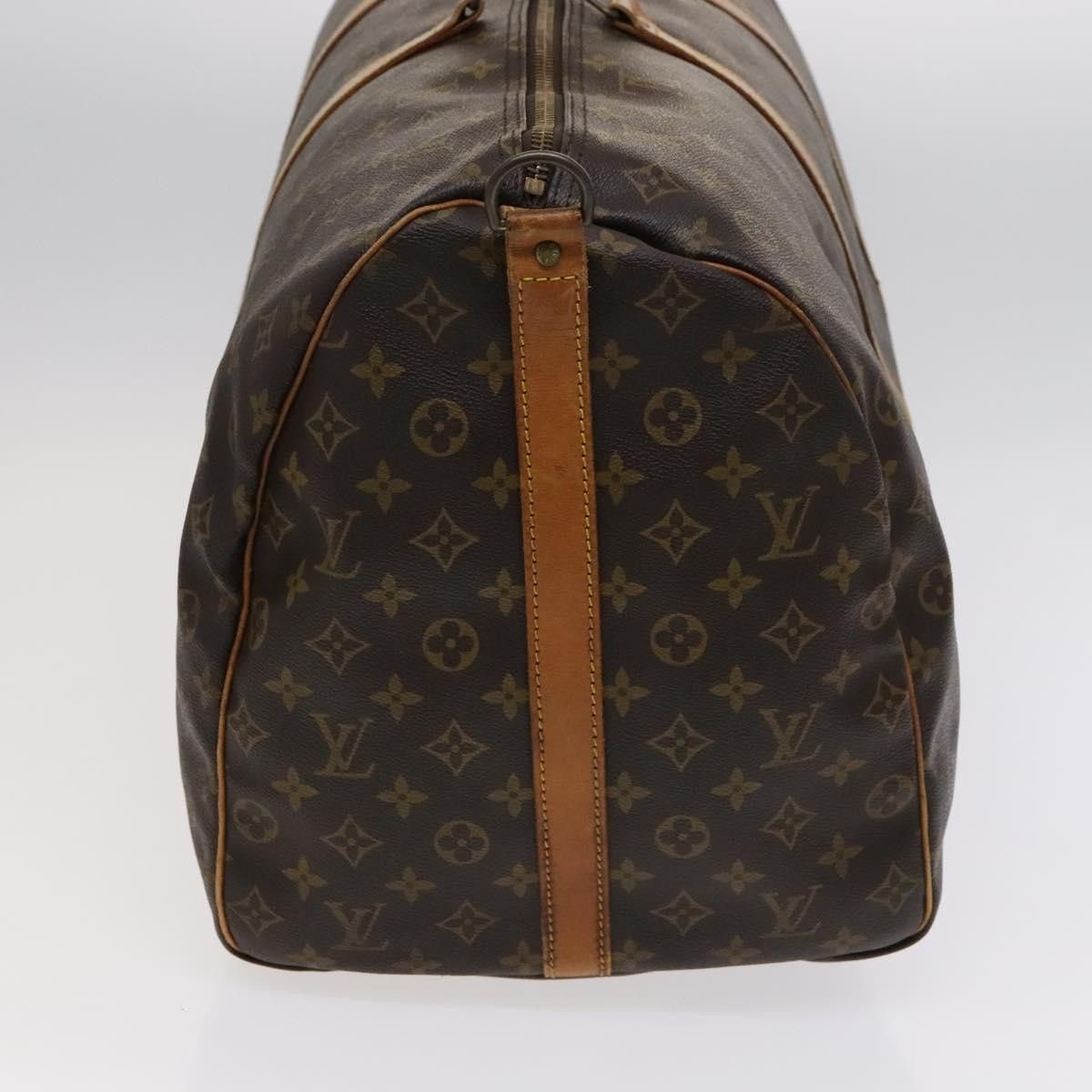 Louis Vuitton Keepall Bandoulière 60 Brown Canvas Travel Bag (Pre-Owned) Size ONE SIZE - 3 Thumbnail