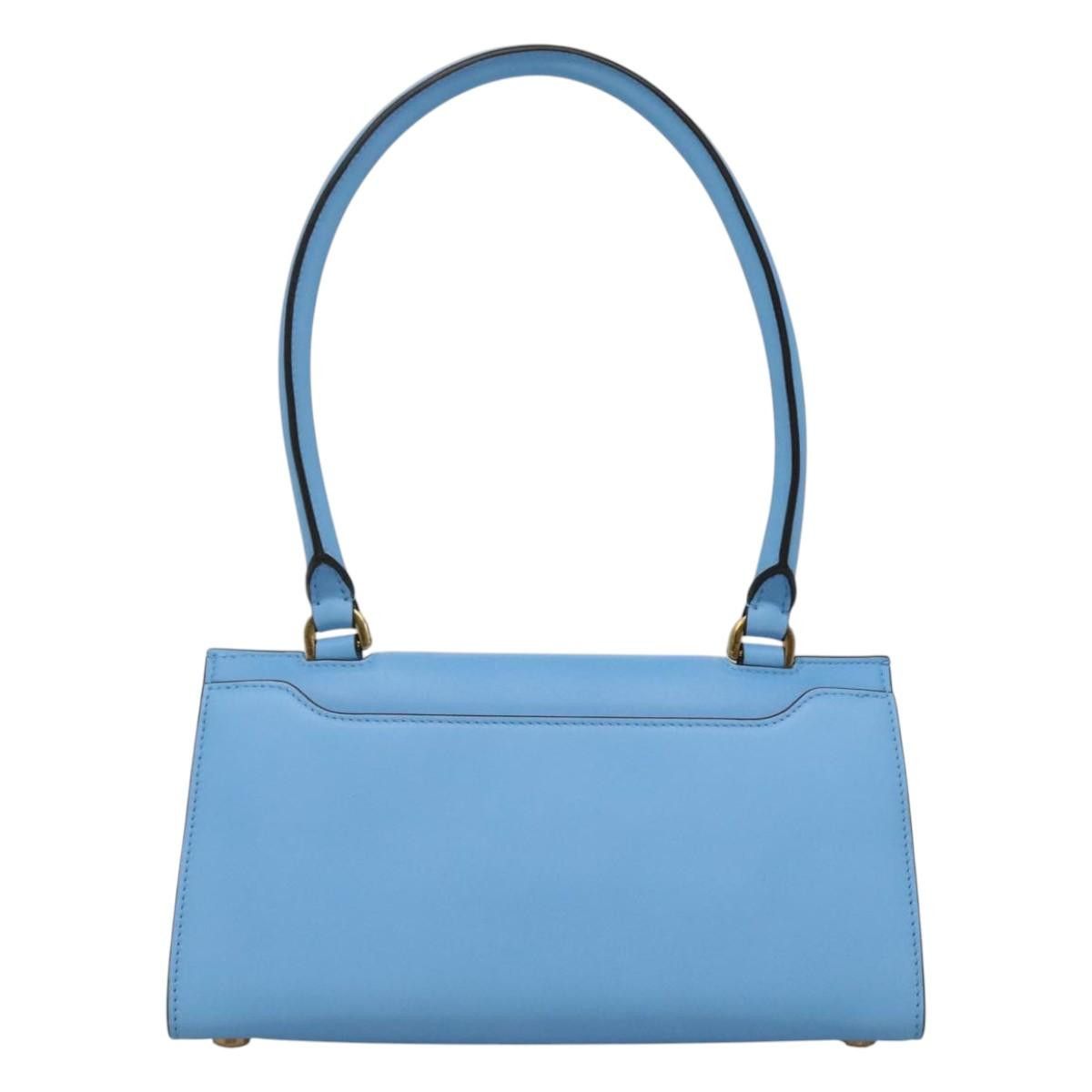 Salvatore Ferragamo Gancini Blue Leather Shoulder Bag (Pre-Owned) Size ONE SIZE - 2 Thumbnail