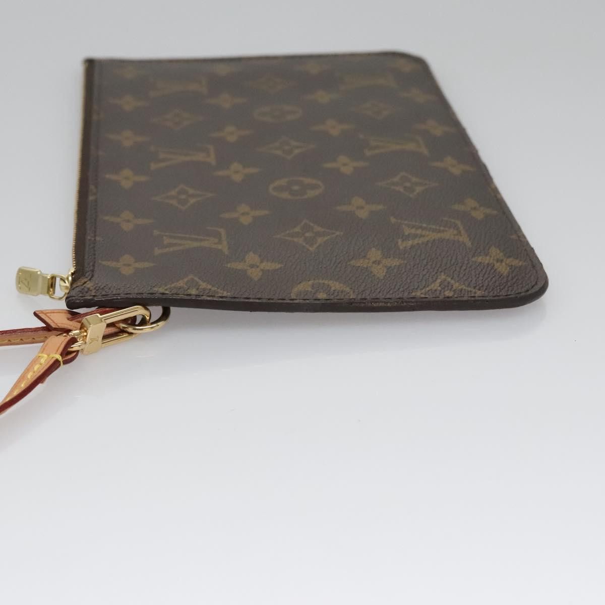 Louis Vuitton Neverfull Brown Canvas Clutch Bag (Pre-Owned) Size ONE SIZE - 4 Thumbnail