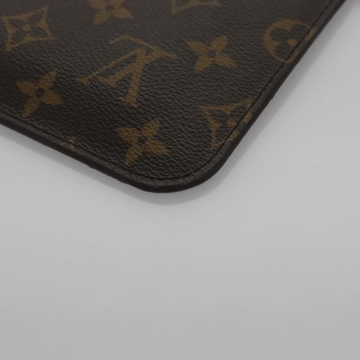 Louis Vuitton Neverfull Brown Canvas Clutch Bag (Pre-Owned) Size ONE SIZE - 7 Thumbnail