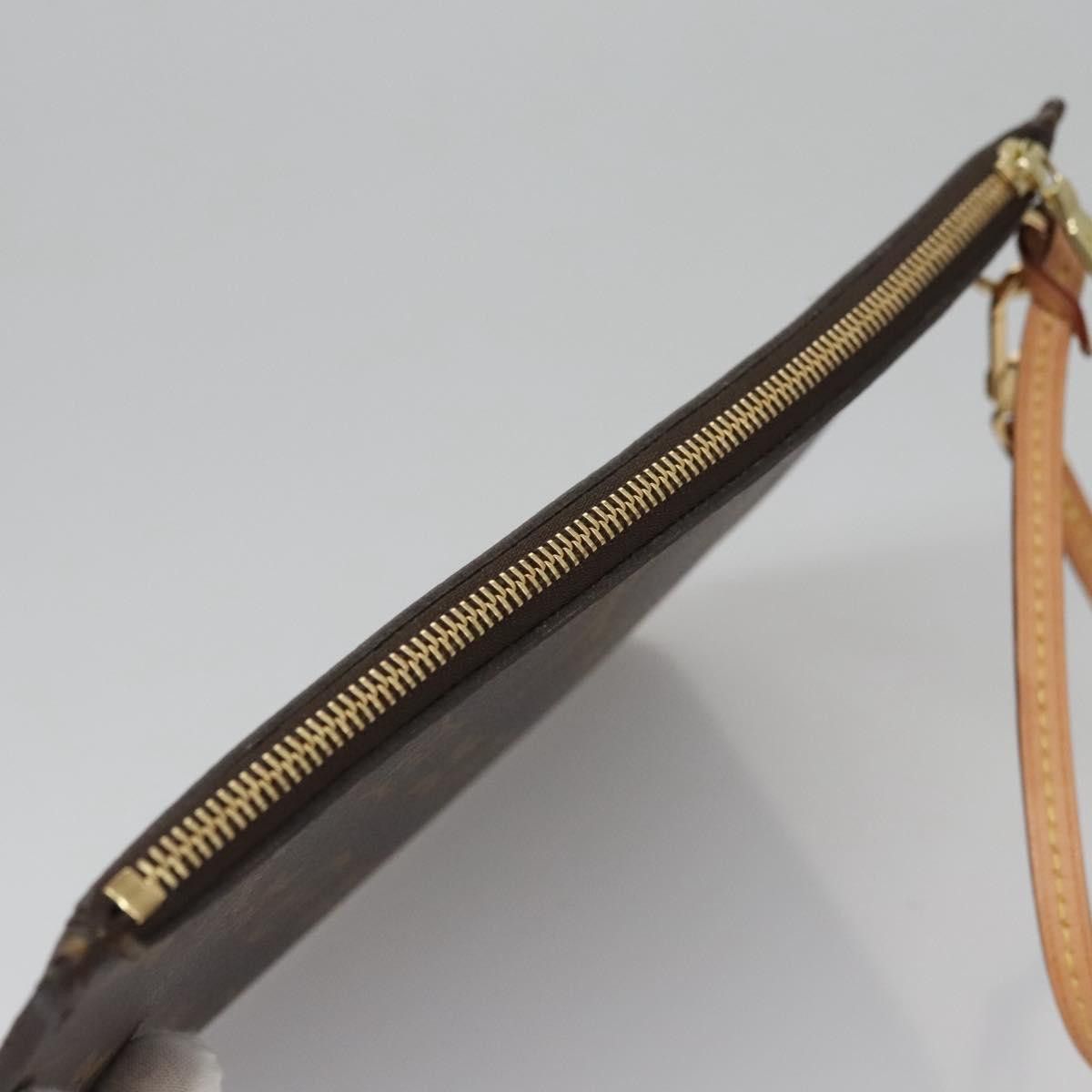 Louis Vuitton Neverfull Brown Canvas Clutch Bag (Pre-Owned) Size ONE SIZE - 11 Thumbnail