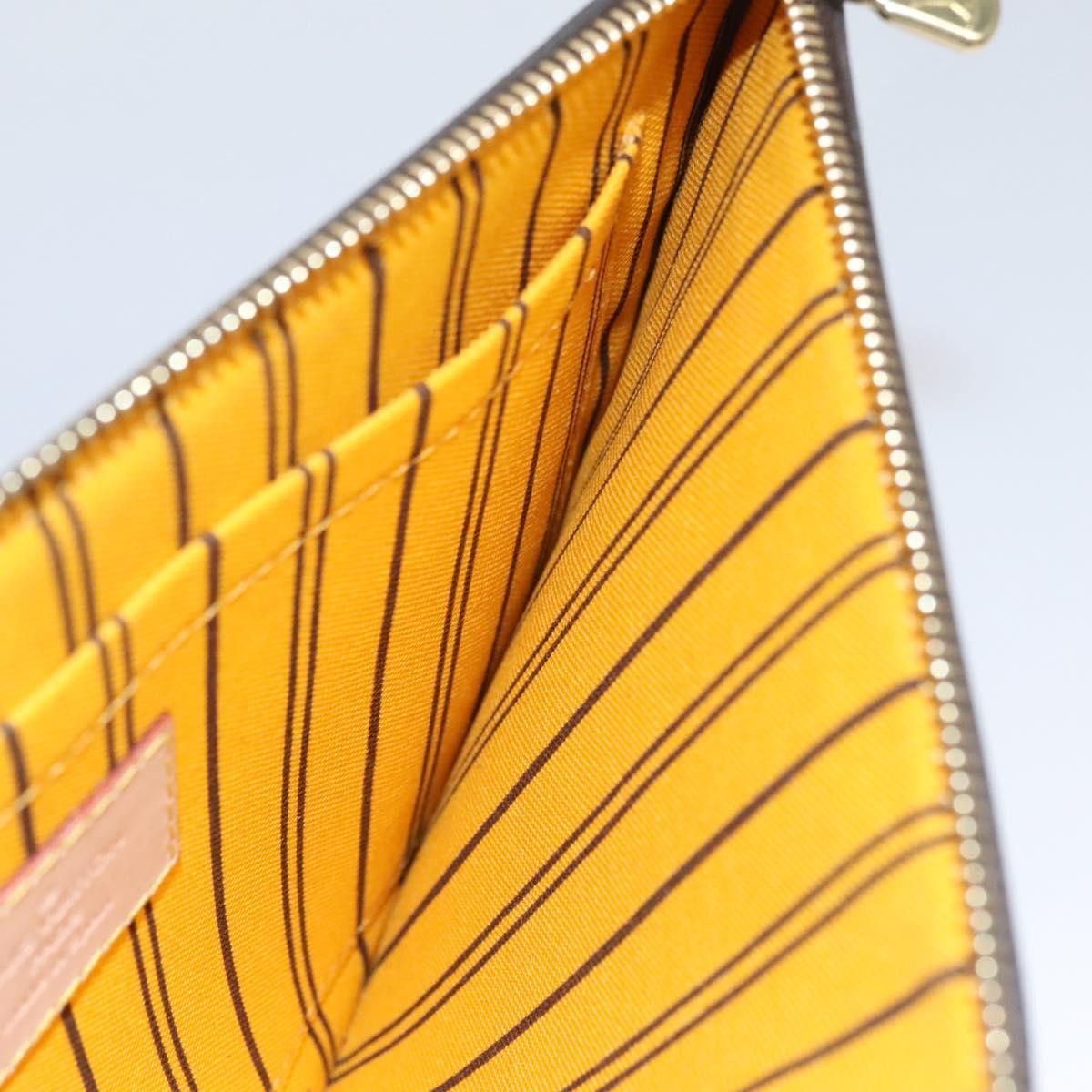 Louis Vuitton Neverfull Brown Canvas Clutch Bag (Pre-Owned) Size ONE SIZE - 19 Thumbnail