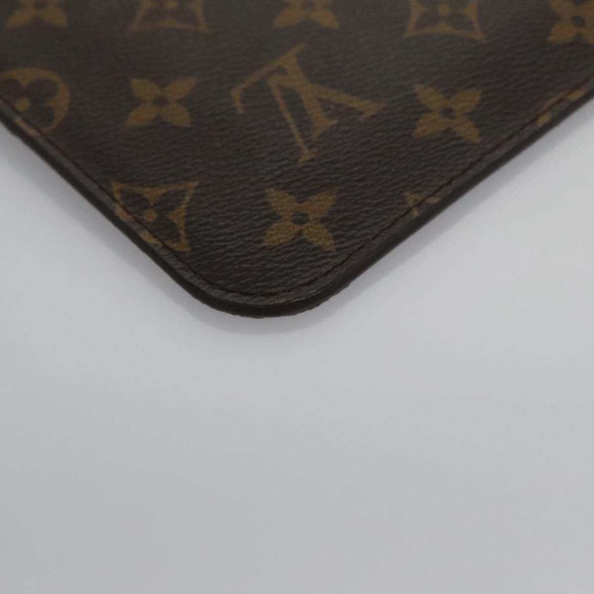 Louis Vuitton Neverfull Brown Canvas Clutch Bag (Pre-Owned) Size ONE SIZE - 9 Thumbnail