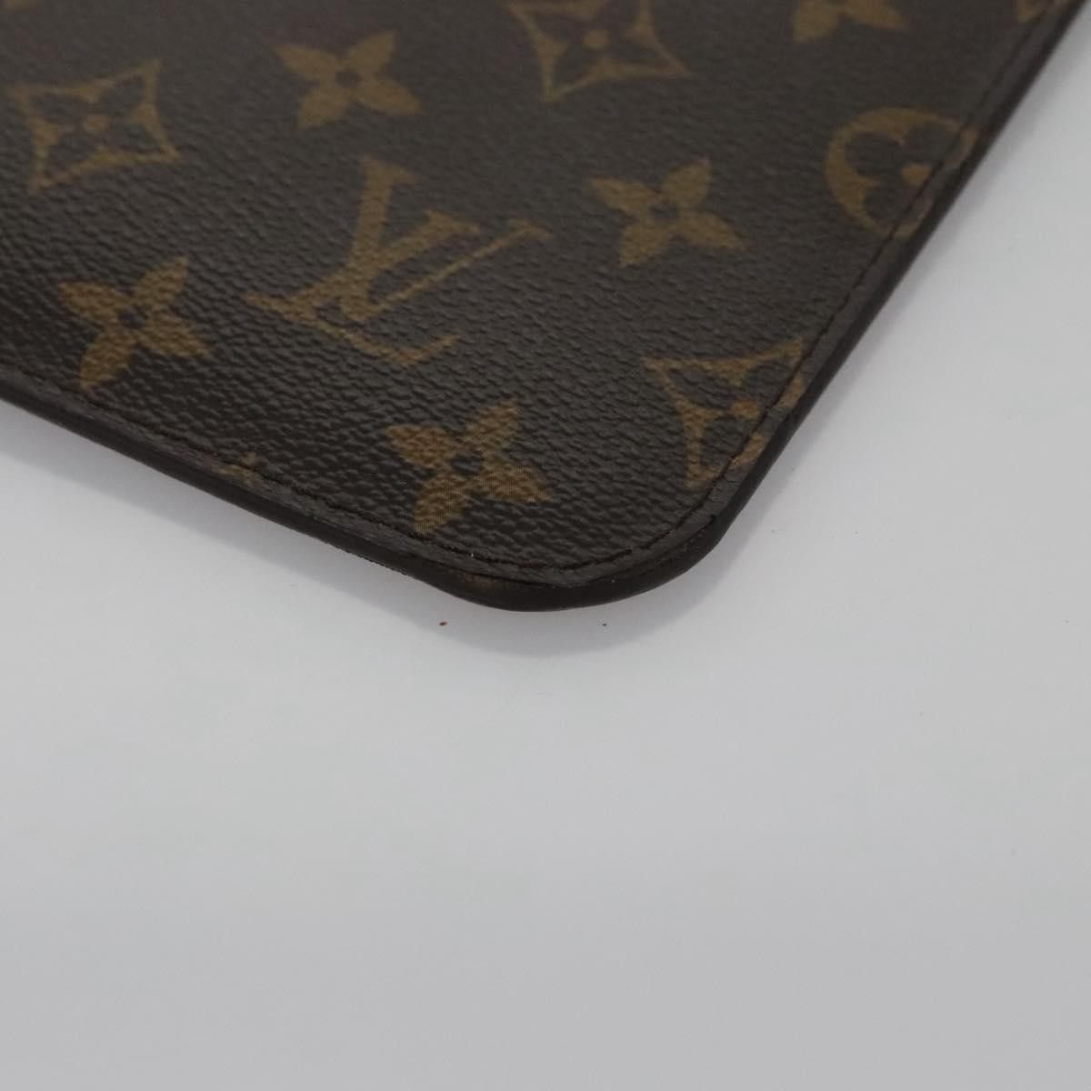 Louis Vuitton Neverfull Brown Canvas Clutch Bag (Pre-Owned) Size ONE SIZE - 8 Thumbnail