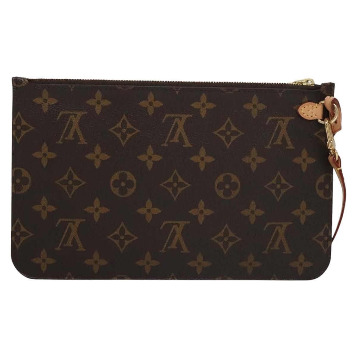 Louis Vuitton Neverfull Brown Canvas Clutch Bag (Pre-Owned) Size ONE SIZE - 2 Thumbnail