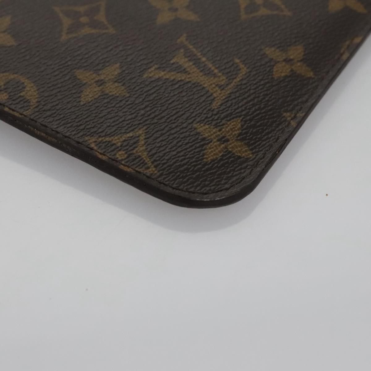 Louis Vuitton Neverfull Brown Canvas Clutch Bag (Pre-Owned) Size ONE SIZE - 6 Thumbnail