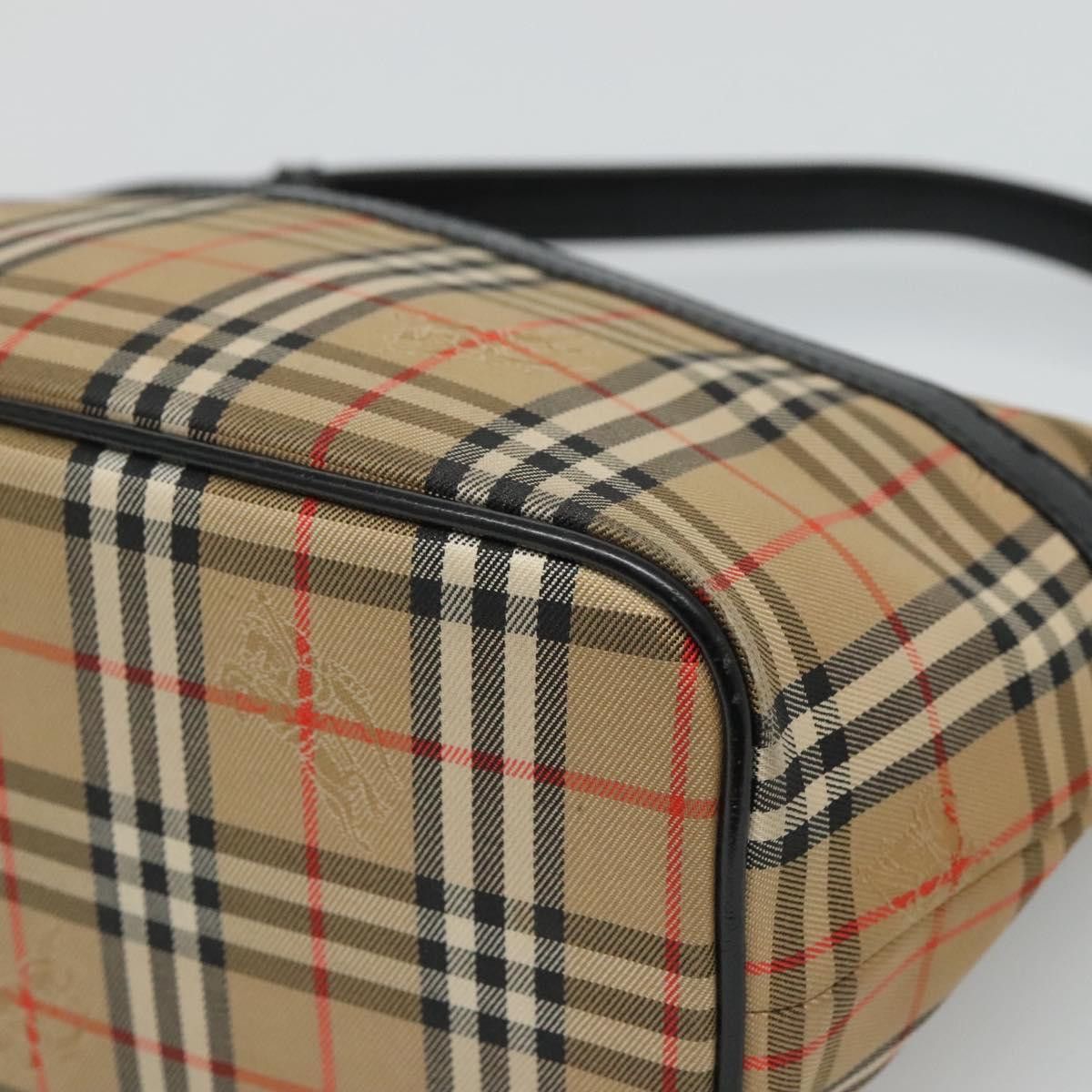 Burberry Nova Check Beige Synthetic Shoulder Bag (Pre-Owned) Size ONE SIZE - 7 Thumbnail