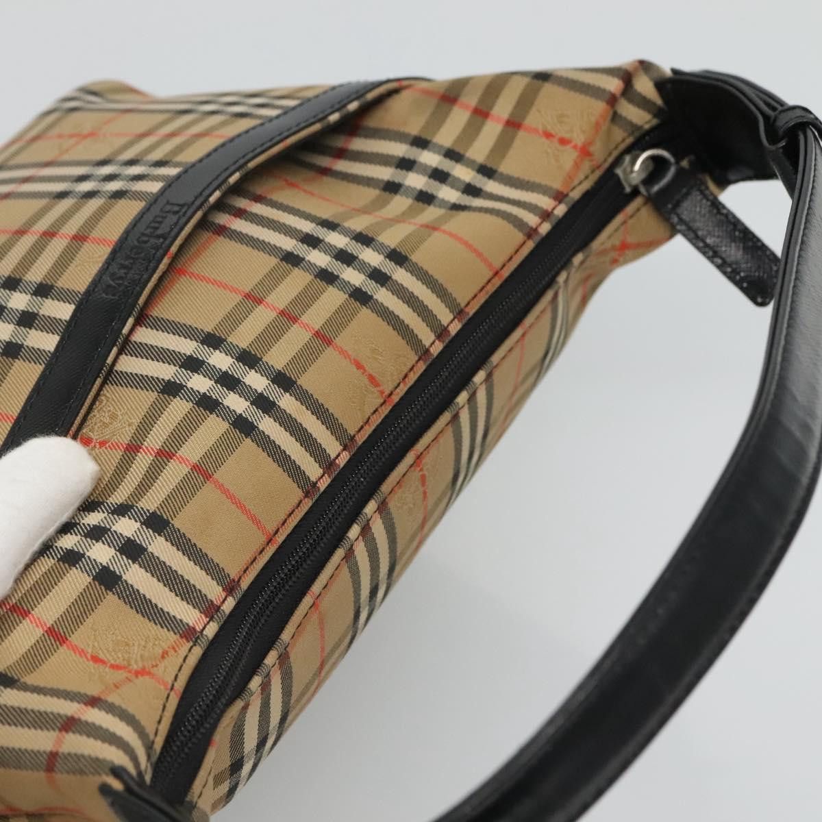 Burberry Nova Check Beige Synthetic Shoulder Bag (Pre-Owned) Size ONE SIZE - 12 Thumbnail