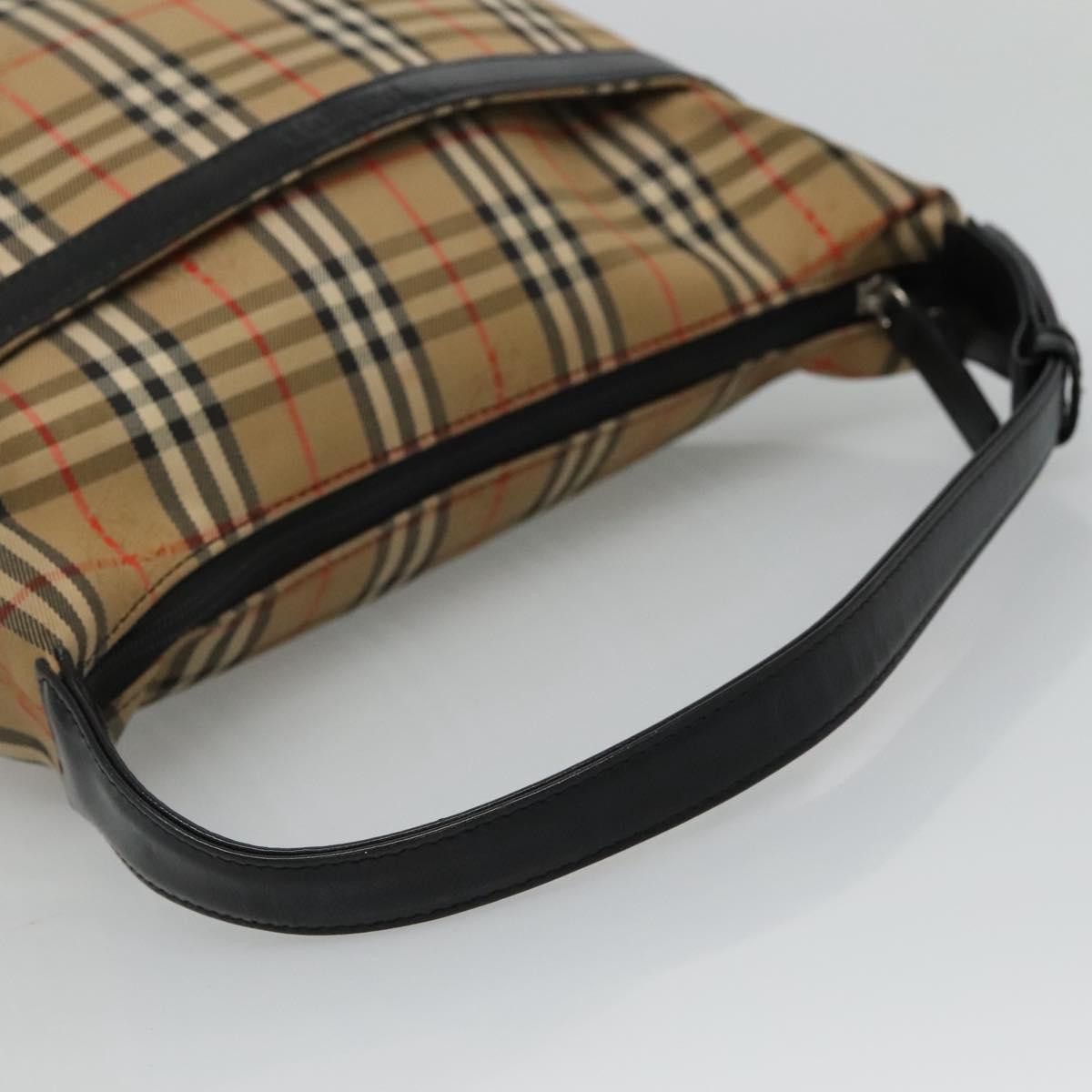 Burberry Nova Check Beige Synthetic Shoulder Bag (Pre-Owned) Size ONE SIZE - 5 Thumbnail