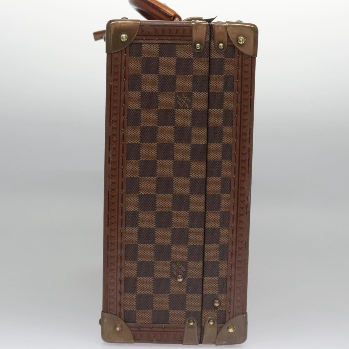 Louis Vuitton Cotteville Brown Canvas Briefcase Bag (Pre-Owned) Size ONE SIZE - 3 Thumbnail