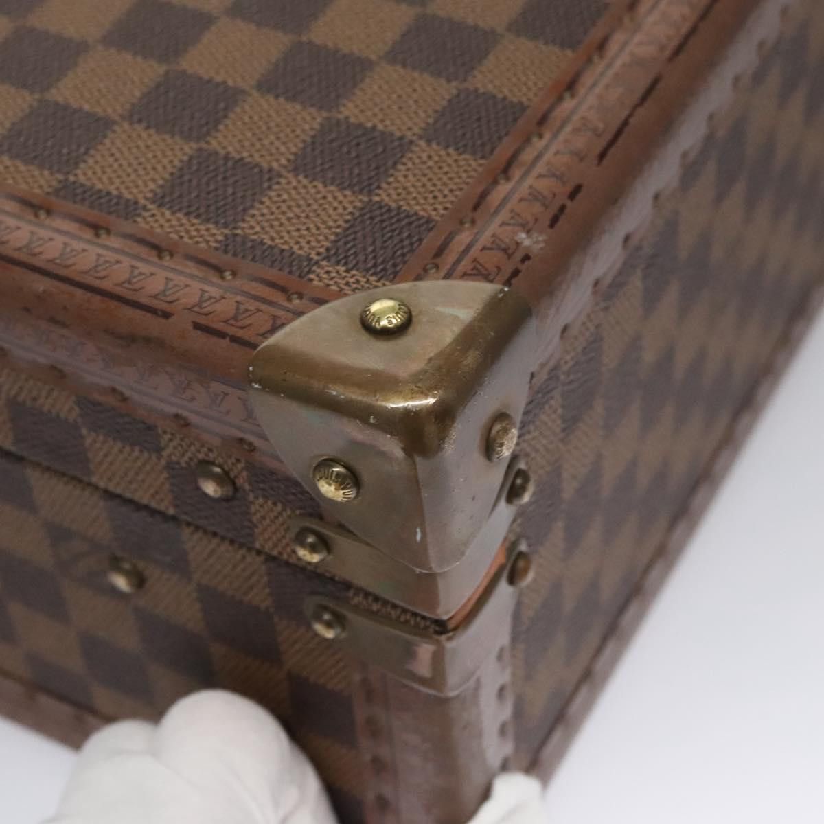 Louis Vuitton Cotteville Brown Canvas Briefcase Bag (Pre-Owned) Size ONE SIZE - 9 Thumbnail