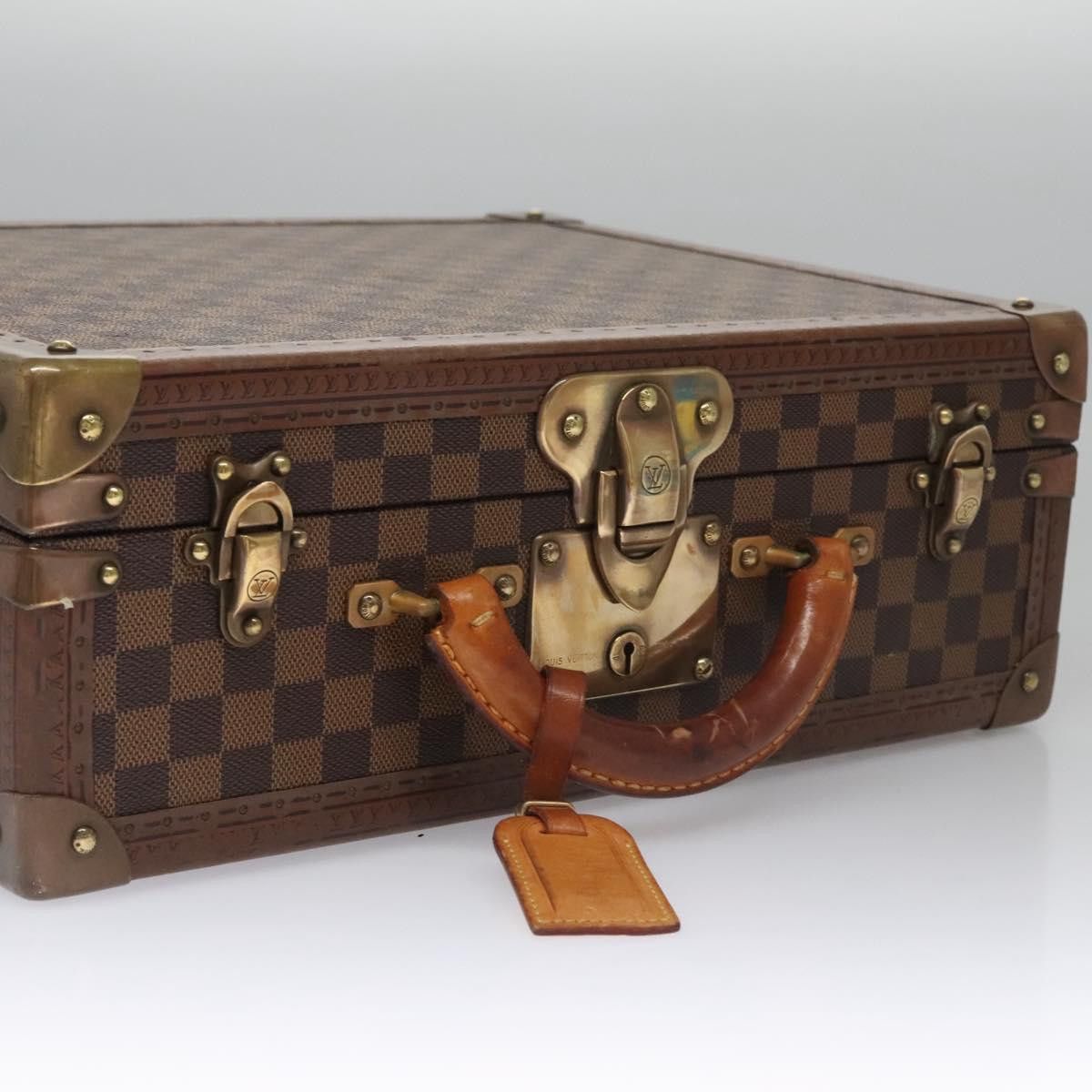 Louis Vuitton Cotteville Brown Canvas Briefcase Bag (Pre-Owned) Size ONE SIZE - 5 Thumbnail