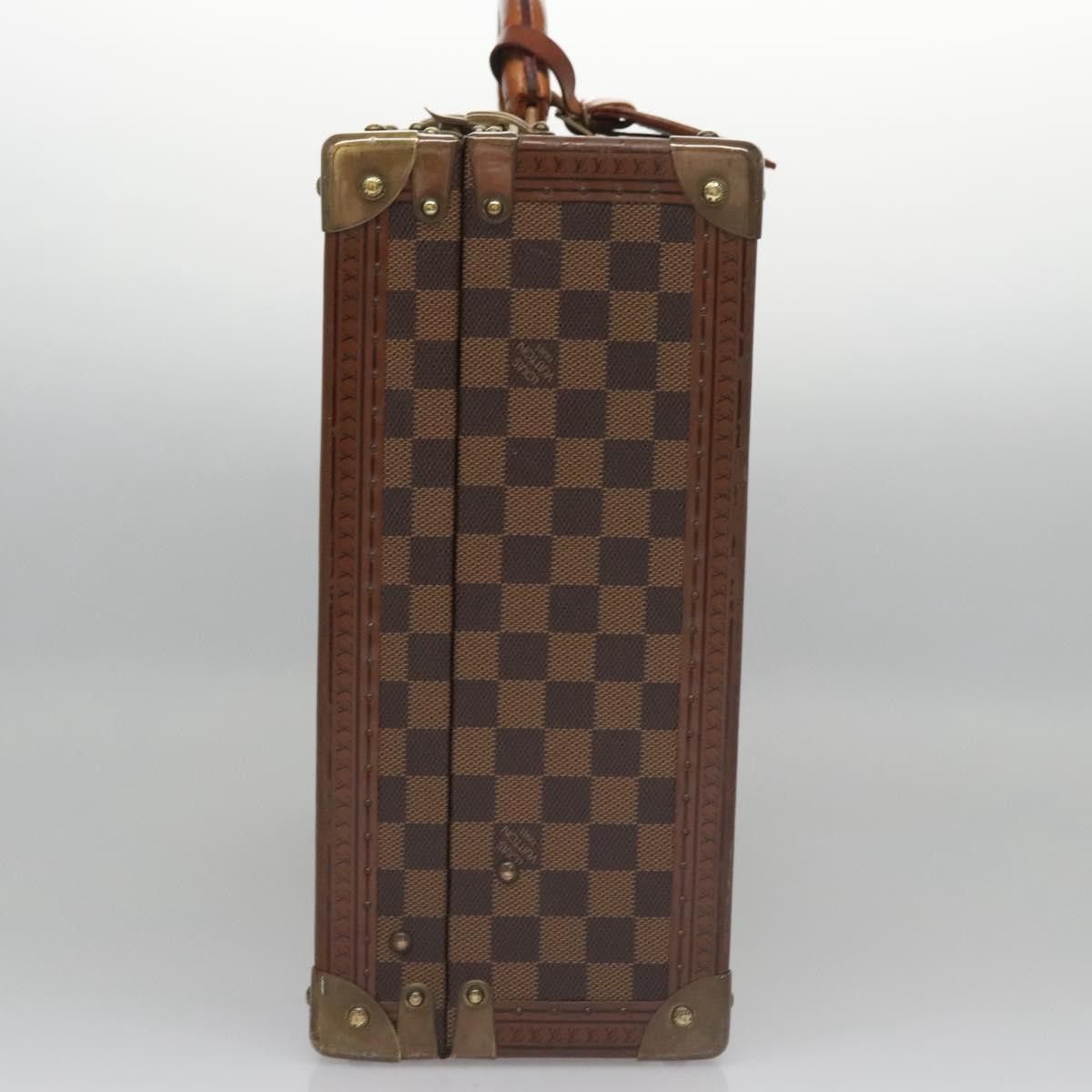 Louis Vuitton Cotteville Brown Canvas Briefcase Bag (Pre-Owned) Size ONE SIZE - 4 Thumbnail