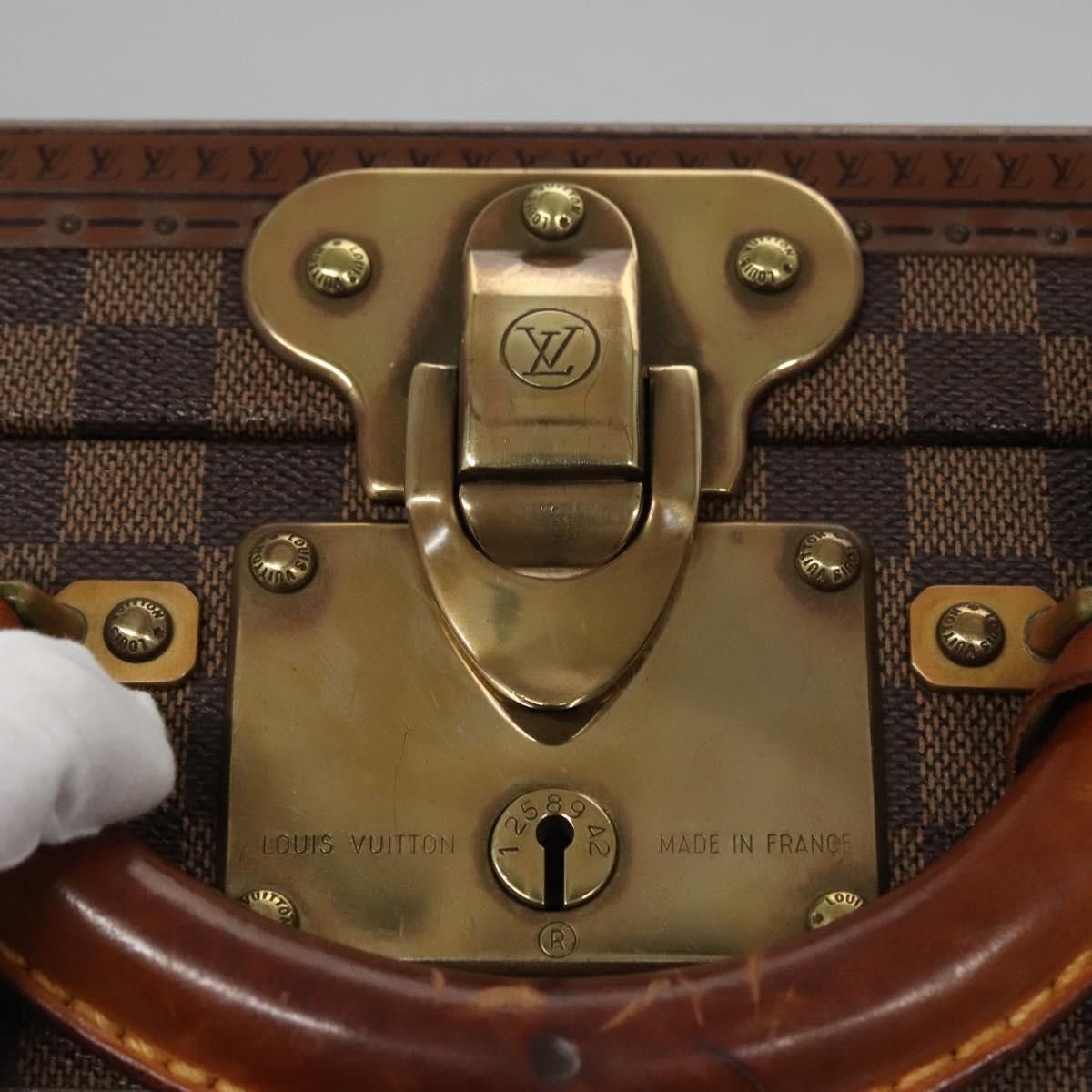 Louis Vuitton Cotteville Brown Canvas Briefcase Bag (Pre-Owned) Size ONE SIZE - 14 Thumbnail