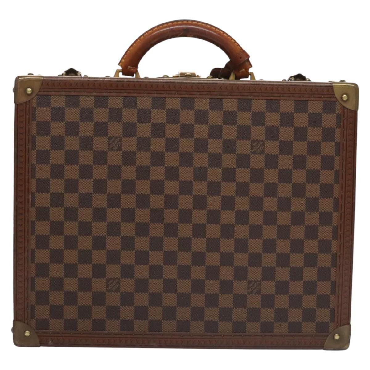 Louis Vuitton Cotteville Brown Canvas Briefcase Bag (Pre-Owned) Size ONE SIZE - 2 Thumbnail