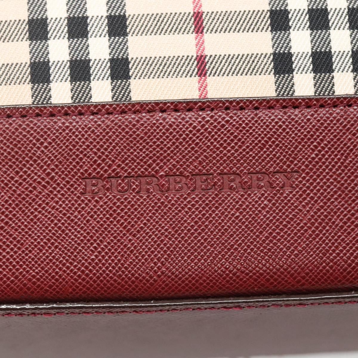 Burberry Nova Check Beige Canvas Shoulder Bag (Pre-Owned) Size ONE SIZE - 16 Thumbnail