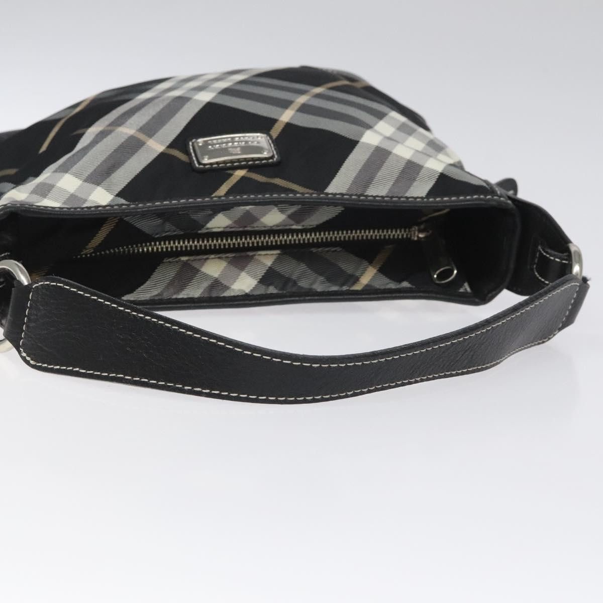 Burberry Nova Check Black Synthetic Shoulder Bag (Pre-Owned) Size ONE SIZE - 5 Thumbnail