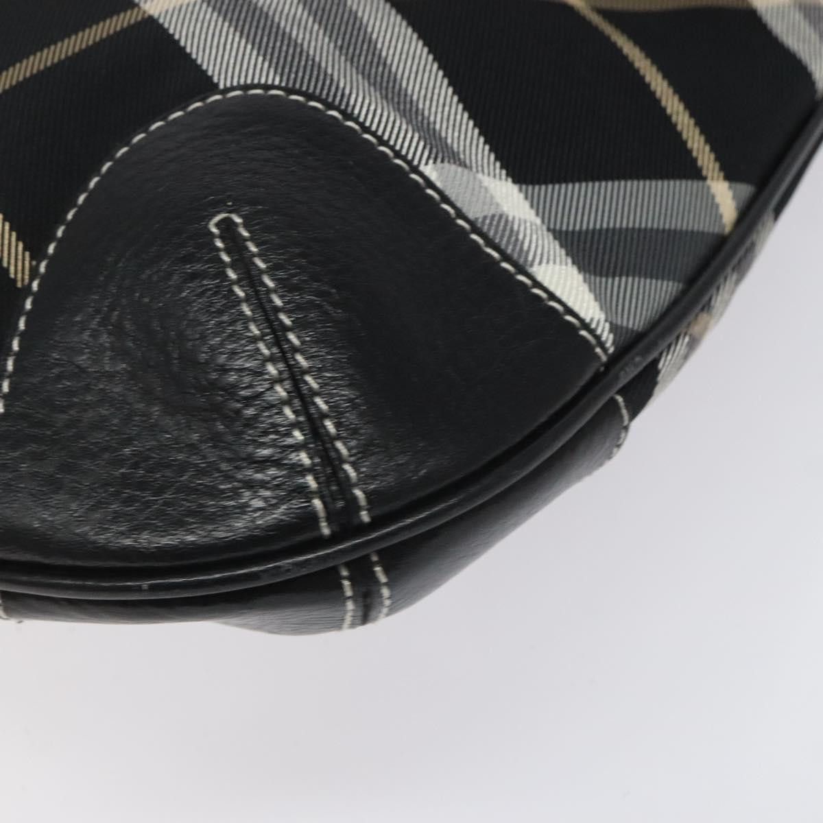 Burberry Nova Check Black Synthetic Shoulder Bag (Pre-Owned) Size ONE SIZE - 8 Thumbnail