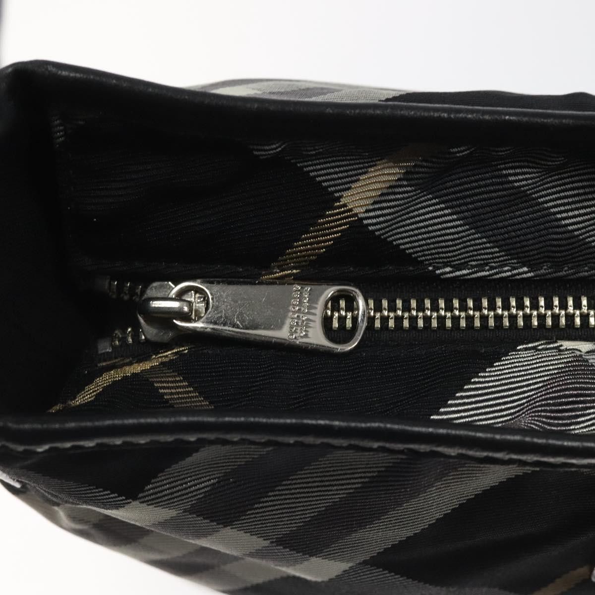 Burberry Nova Check Black Synthetic Shoulder Bag (Pre-Owned) Size ONE SIZE - 13 Thumbnail