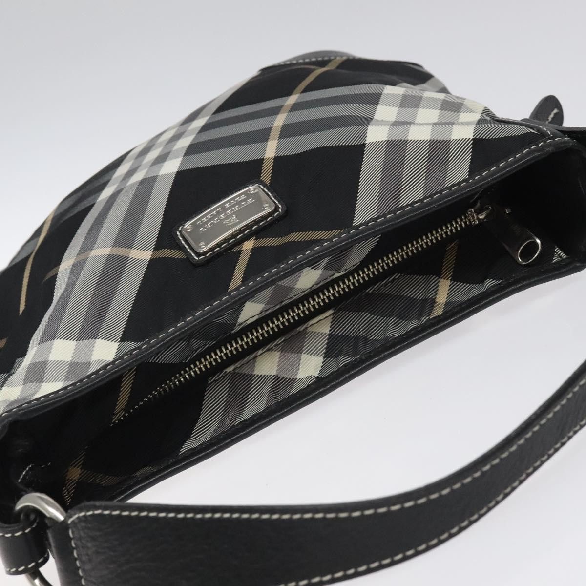 Burberry Nova Check Black Synthetic Shoulder Bag (Pre-Owned) Size ONE SIZE - 12 Thumbnail