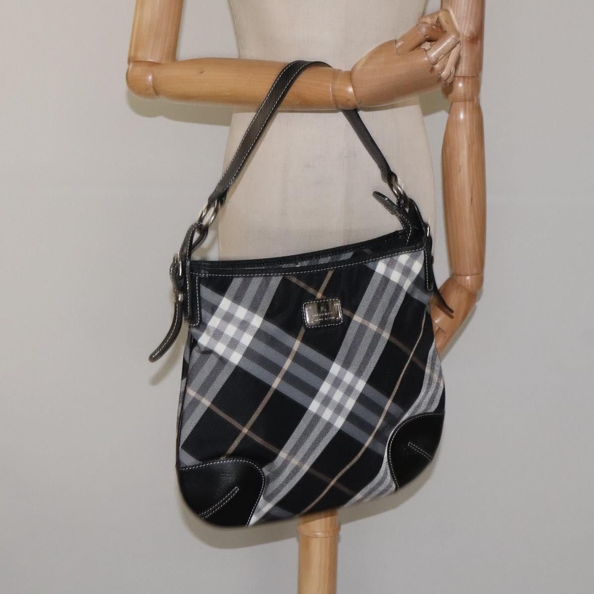 Burberry Nova Check Black Synthetic Shoulder Bag (Pre-Owned) Size ONE SIZE - 18 Thumbnail