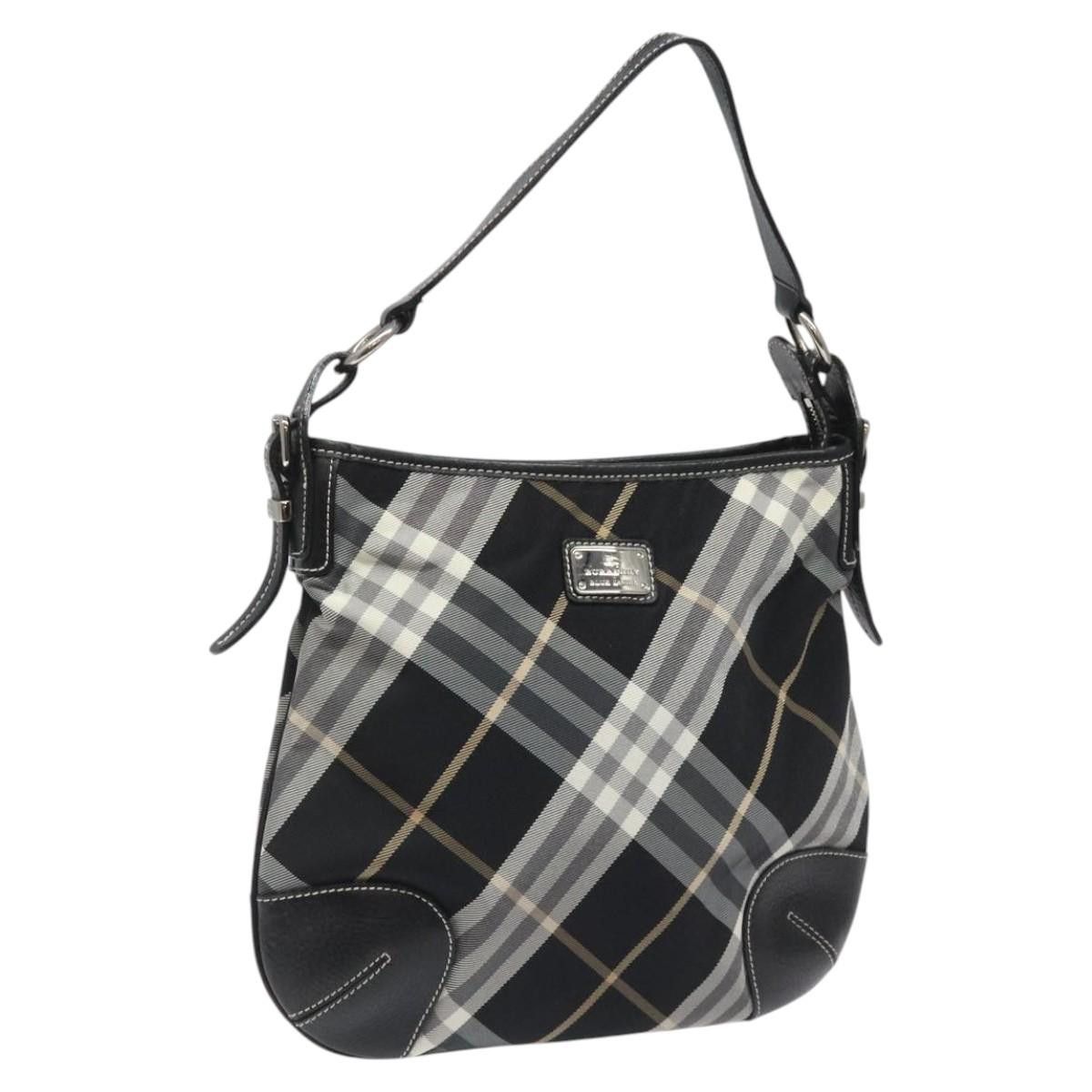 Burberry Nova Check Black Synthetic Shoulder Bag (Pre-Owned) Size ONE SIZE - 20 Thumbnail