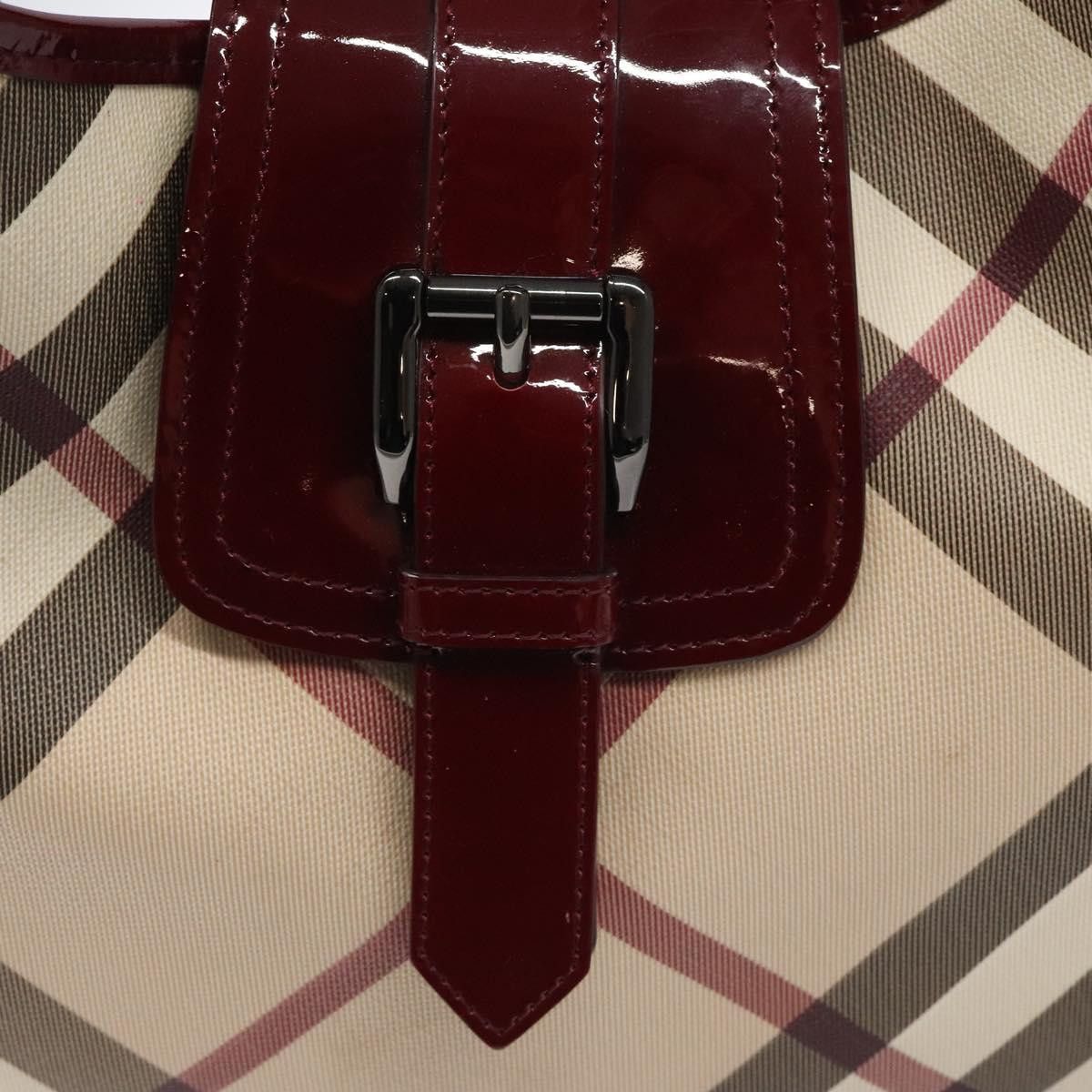 Burberry Nova Check Beige Canvas Shoulder Bag (Pre-Owned) Size ONE SIZE - 10 Thumbnail