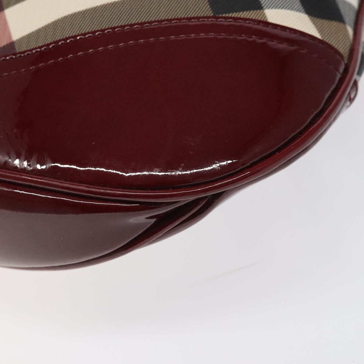 Burberry Nova Check Beige Canvas Shoulder Bag (Pre-Owned) Size ONE SIZE - 6 Thumbnail