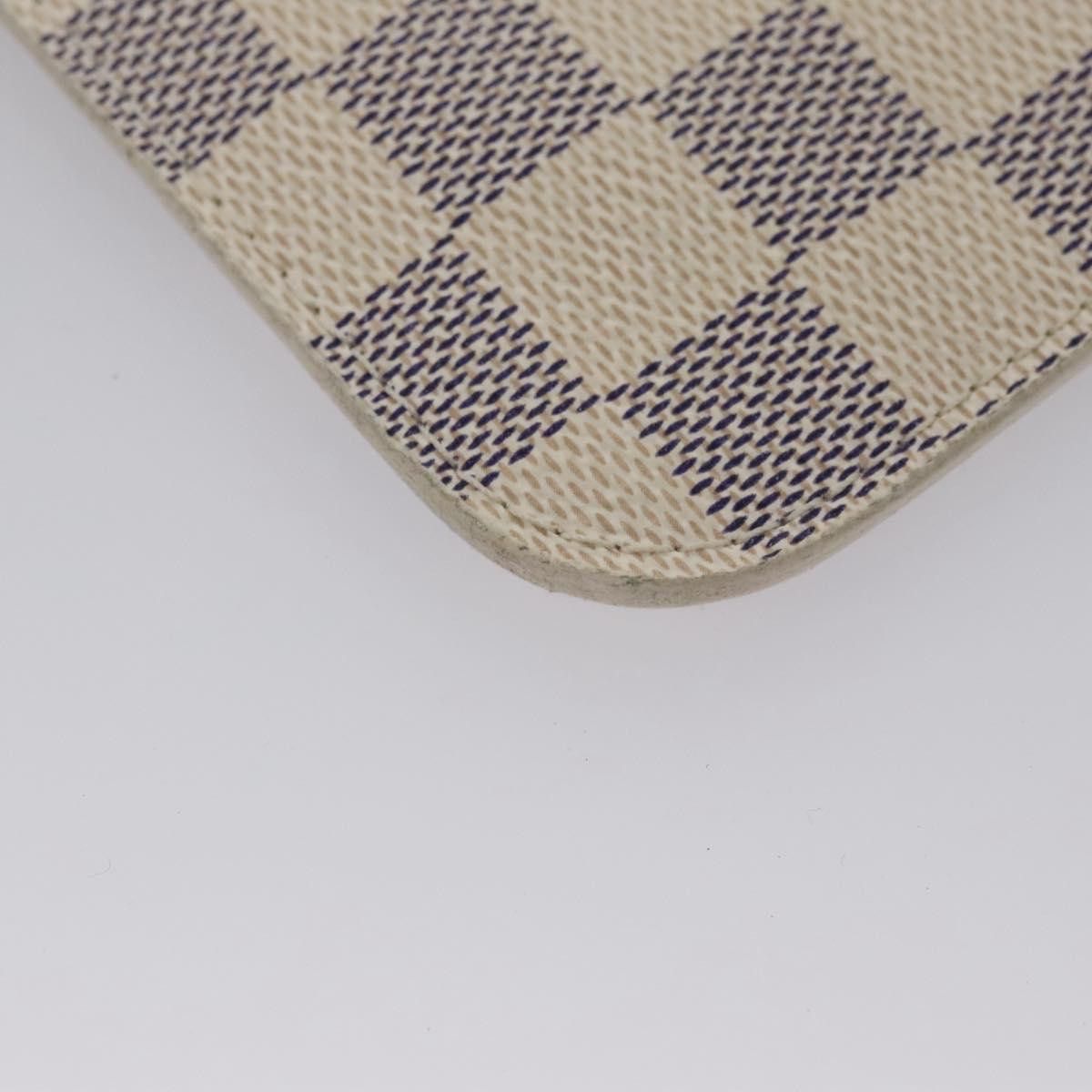 Louis Vuitton Pochette Neverfull White Canvas Clutch Bag (Pre-Owned) Size ONE SIZE - 11 Thumbnail