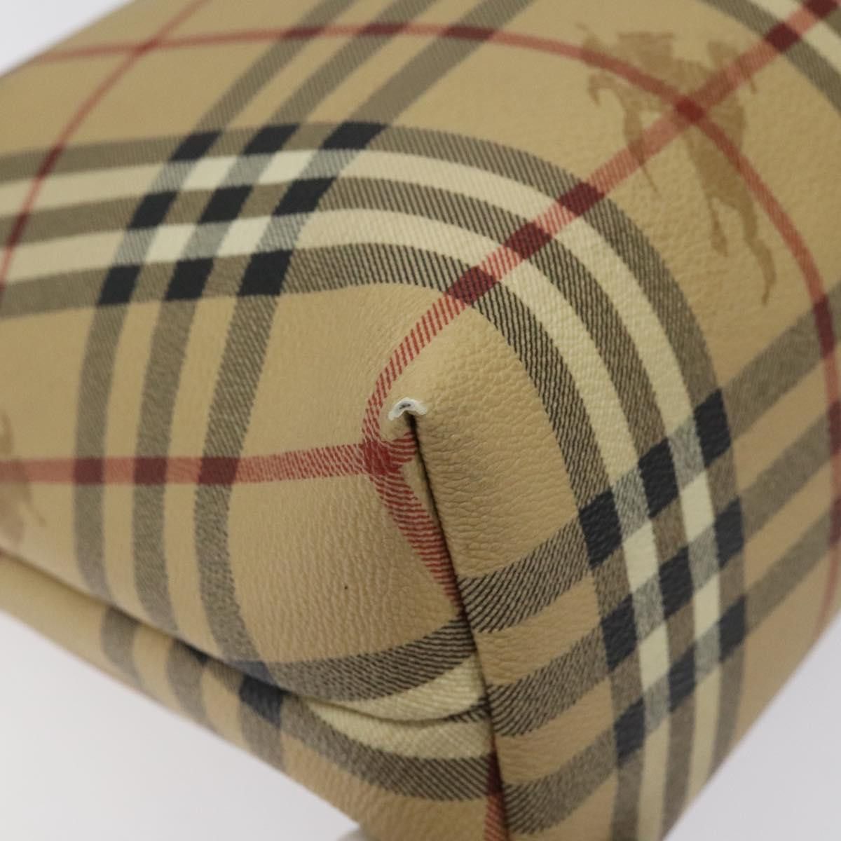 Burberry Nova Check Beige Canvas Shoulder Bag (Pre-Owned) Size ONE SIZE - 11 Thumbnail