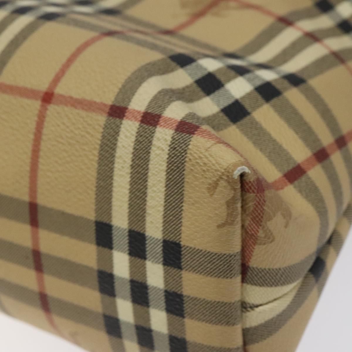 Burberry Nova Check Beige Canvas Shoulder Bag (Pre-Owned) Size ONE SIZE - 12 Thumbnail