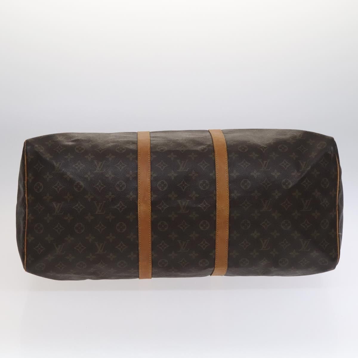 Louis Vuitton Keepall 60 Brown Canvas Travel Bag (Pre-Owned) Size ONE SIZE - 7 Thumbnail