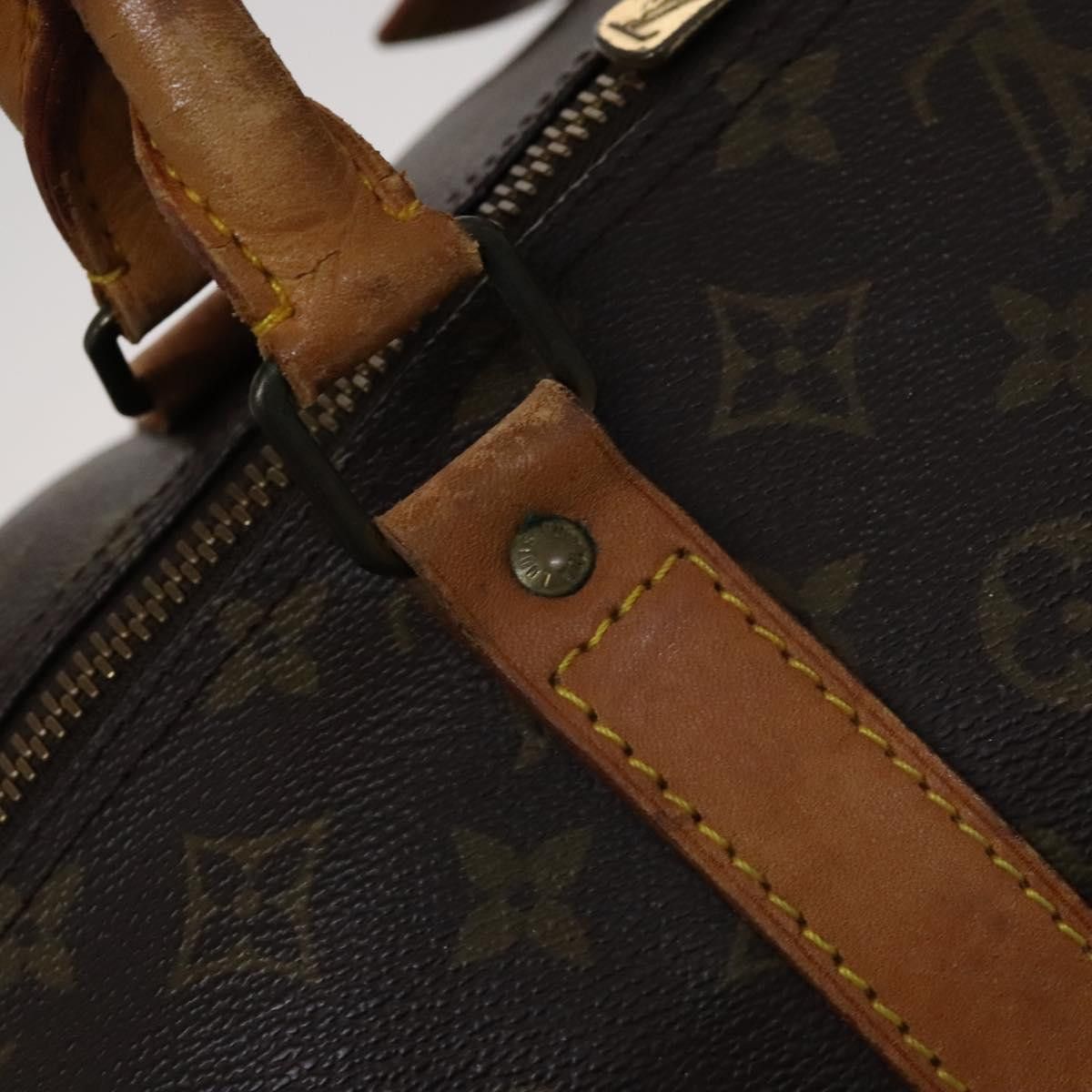 Louis Vuitton Keepall 60 Brown Canvas Travel Bag (Pre-Owned) Size ONE SIZE - 13 Thumbnail