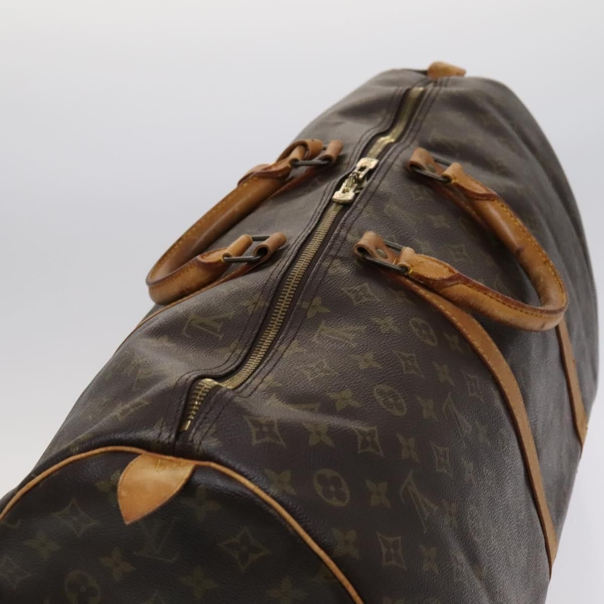 Louis Vuitton Keepall 60 Brown Canvas Travel Bag (Pre-Owned) Size ONE SIZE - 14 Thumbnail