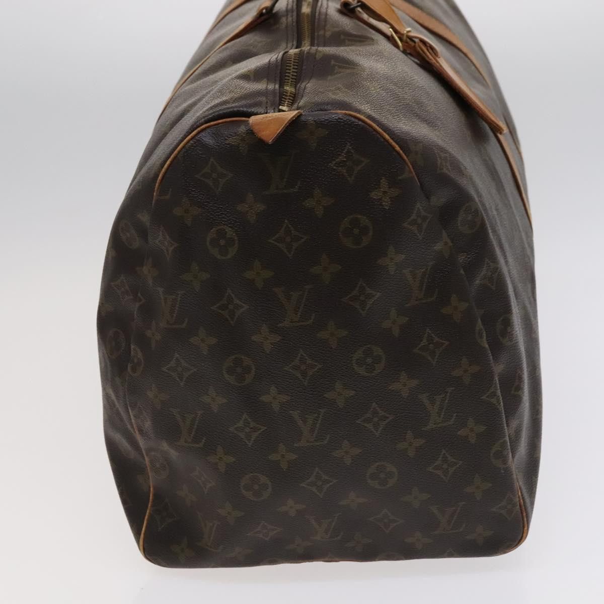 Louis Vuitton Keepall 60 Brown Canvas Travel Bag (Pre-Owned) Size ONE SIZE - 4 Thumbnail