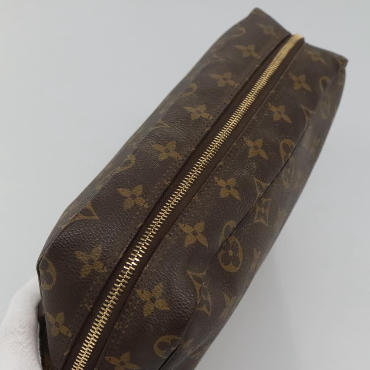 Louis Vuitton Trousse Toilette 28 Brown Canvas Clutch Bag (Pre-Owned) Size ONE SIZE - 10 Thumbnail