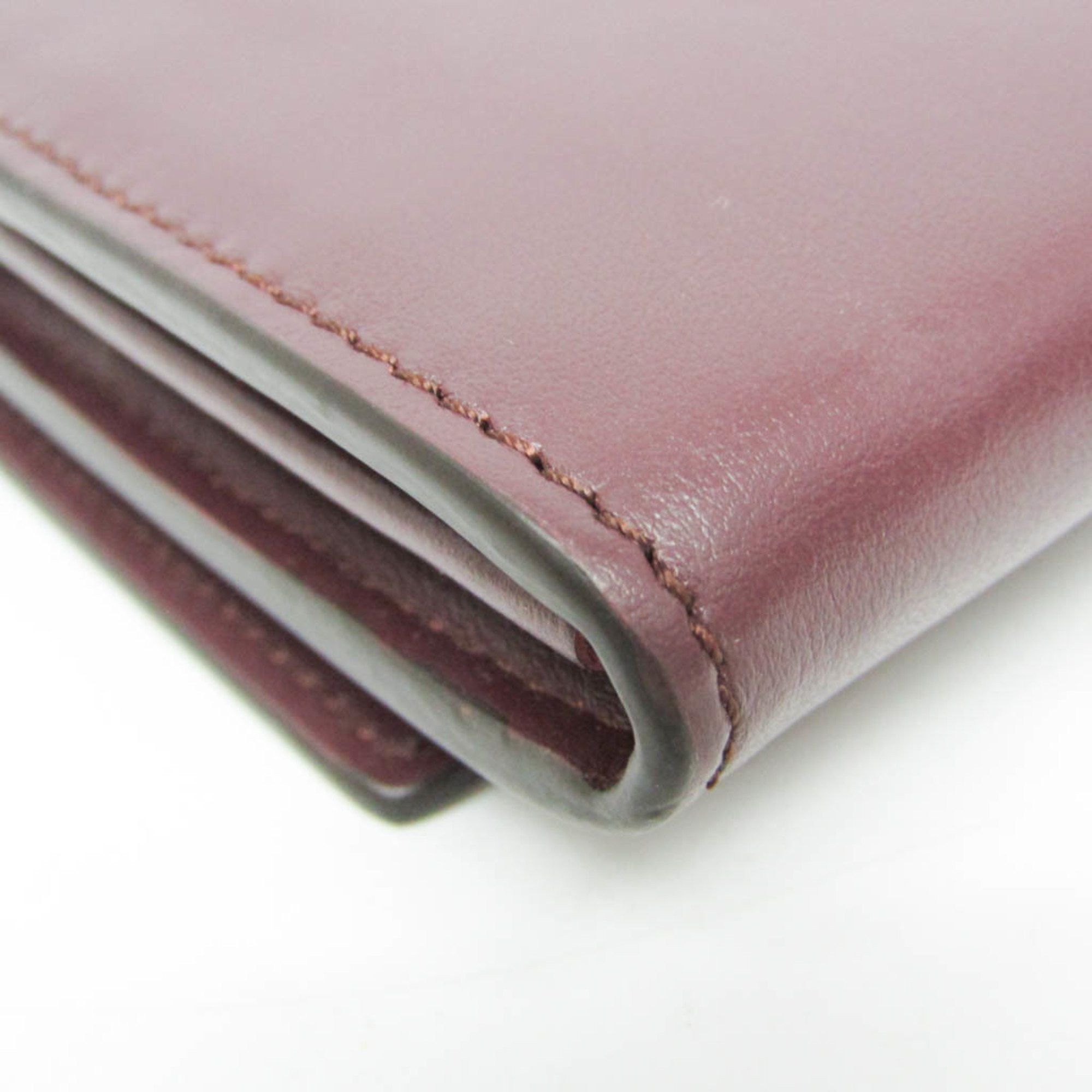 Fendi Burgundy Leather Wallet (Pre-Owned) Size ONE SIZE - 3 Thumbnail