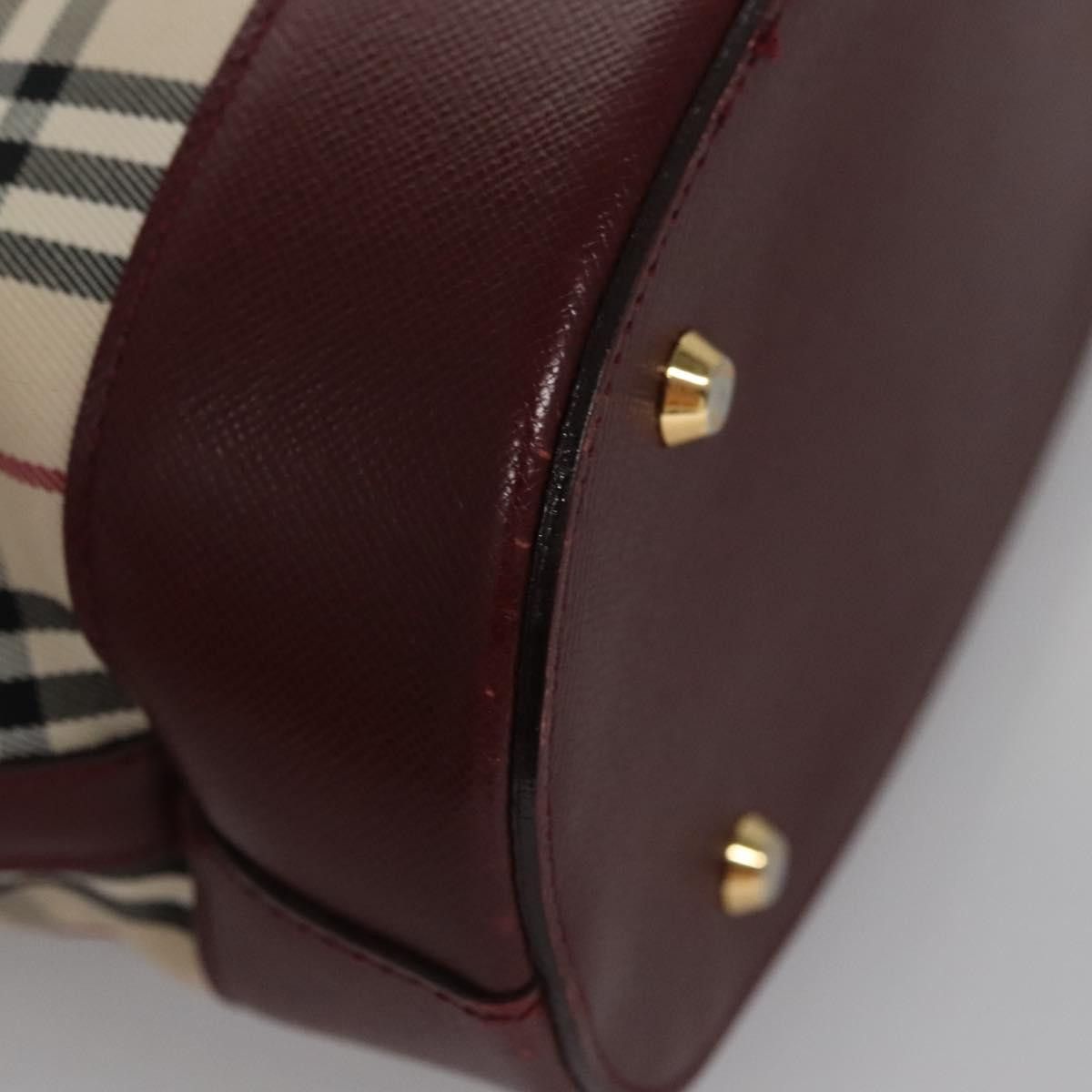 Burberry Nova Check Beige Canvas Tote Bag (Pre-Owned) Size ONE SIZE - 9 Thumbnail