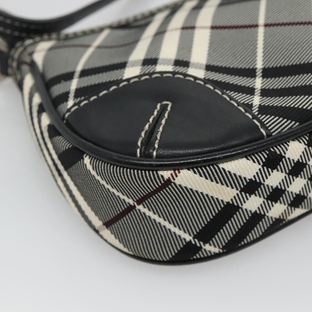 Burberry Nova Check Black Synthetic Shoulder Bag (Pre-Owned) Size ONE SIZE - 9 Thumbnail