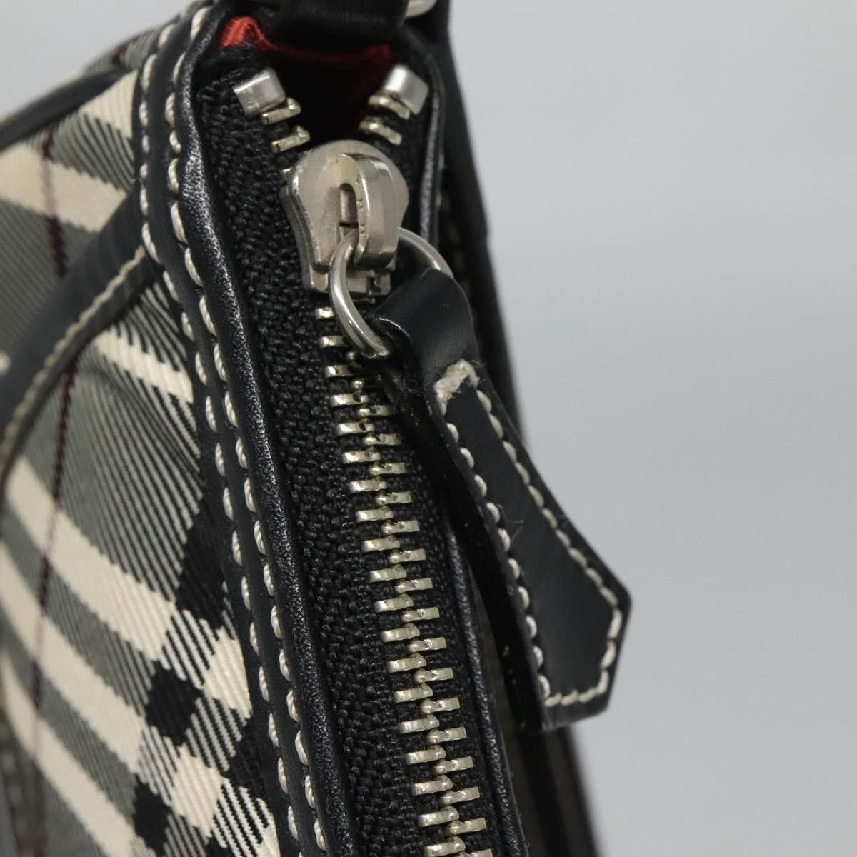 Burberry Nova Check Black Synthetic Shoulder Bag (Pre-Owned) Size ONE SIZE - 11 Thumbnail