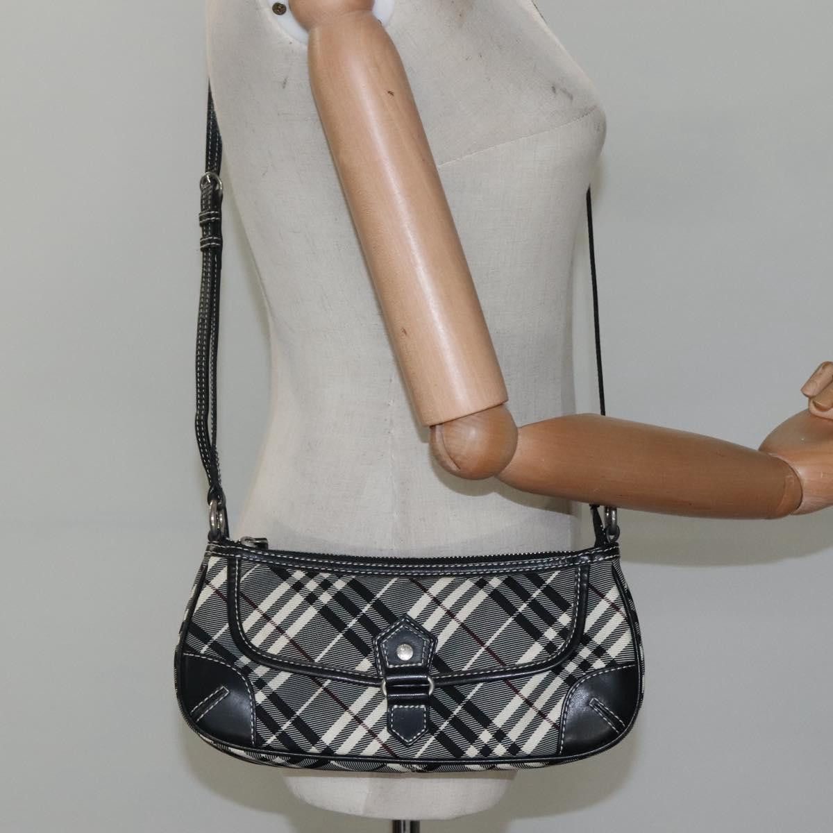 Burberry Nova Check Black Synthetic Shoulder Bag (Pre-Owned) Size ONE SIZE - 16 Thumbnail