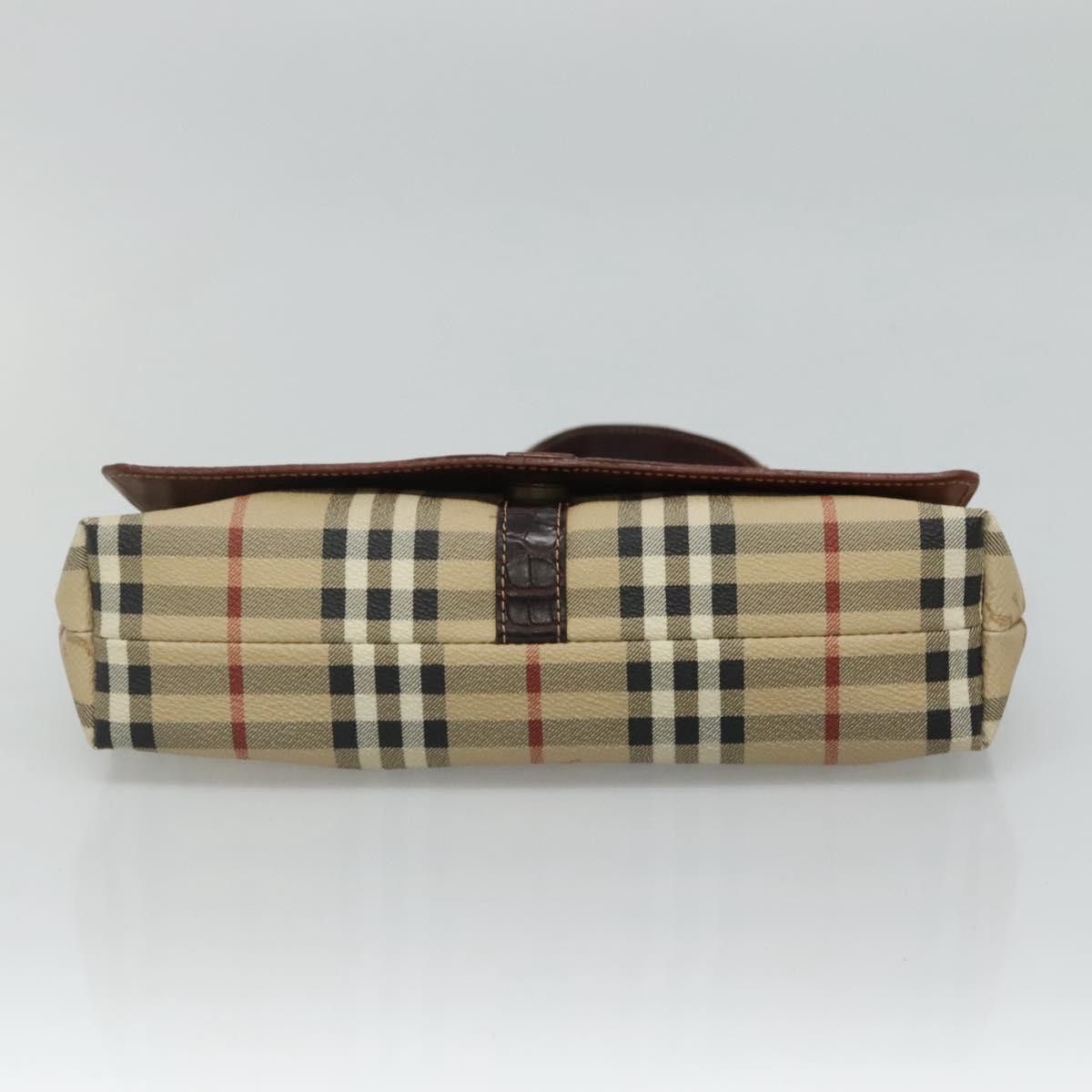 Burberry Nova Check Beige Canvas Shoulder Bag (Pre-Owned) Size ONE SIZE - 15 Thumbnail