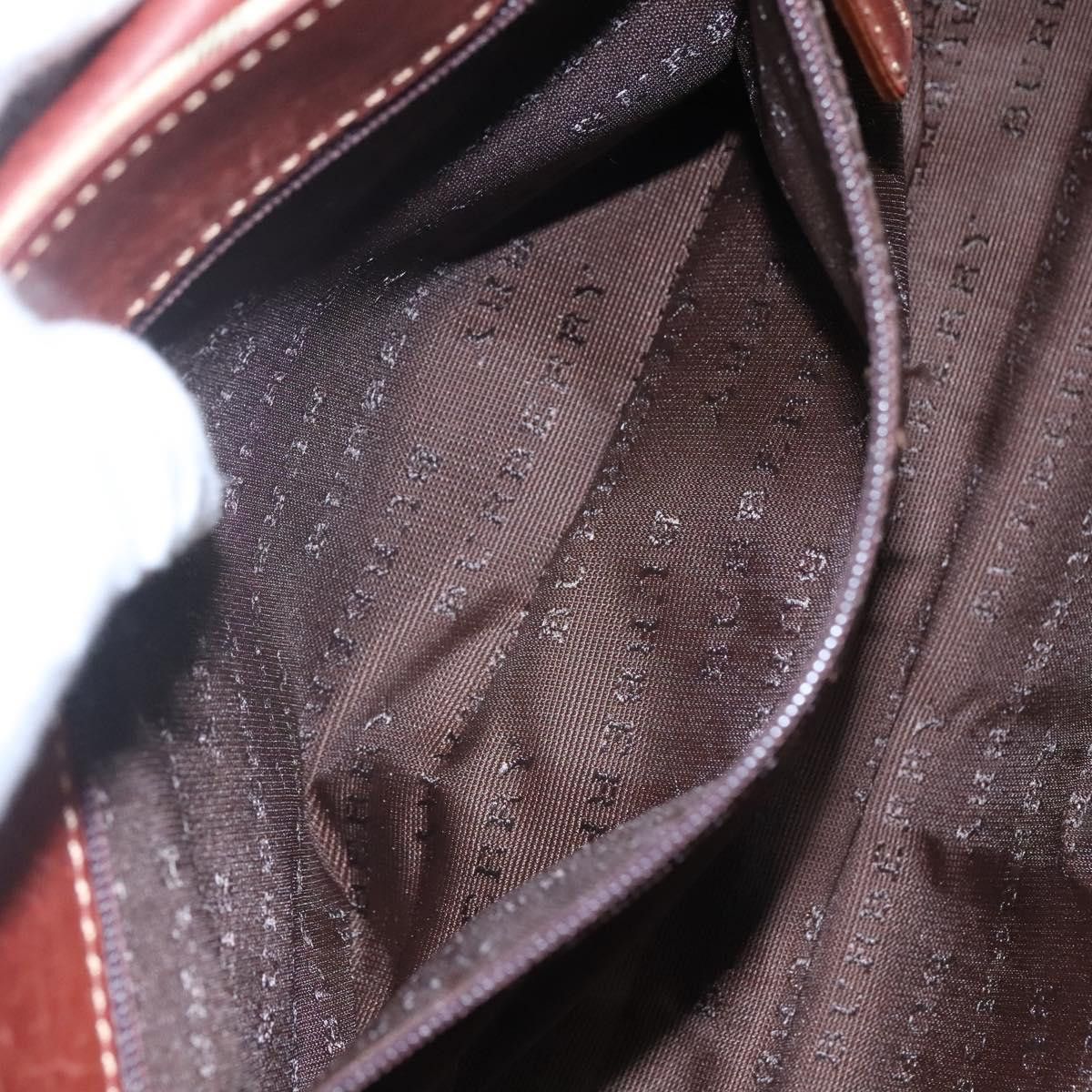 Burberry Nova Check Beige Canvas Shoulder Bag (Pre-Owned) Size ONE SIZE - 19 Thumbnail