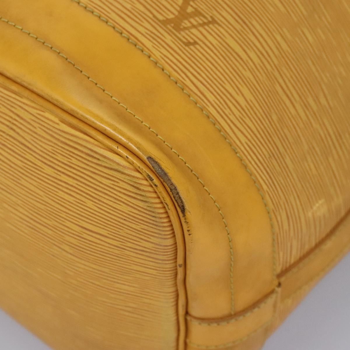Louis Vuitton Noé Yellow Leather Shoulder Bag (Pre-Owned) Size ONE SIZE - 9 Thumbnail