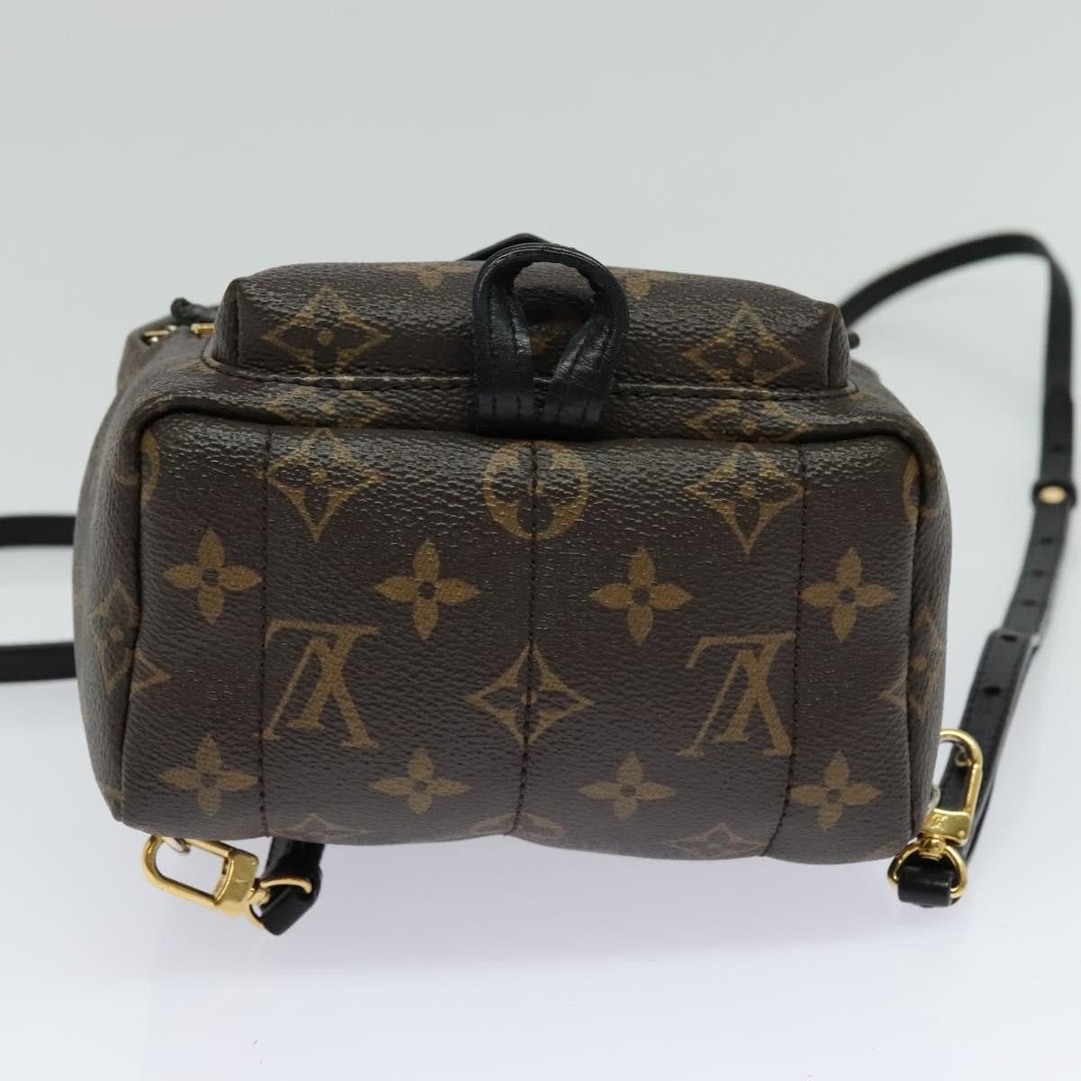 Louis Vuitton Palm Springs Mini Brown Canvas Backpack Bag (Pre-Owned) Size ONE SIZE - 10 Thumbnail