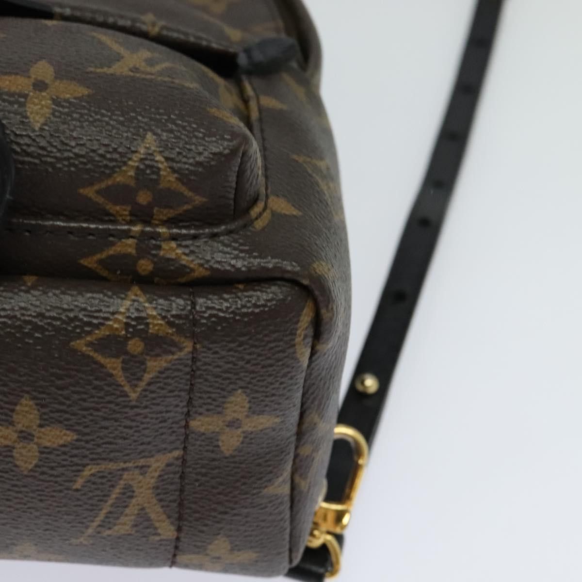 Louis Vuitton Palm Springs Mini Brown Canvas Backpack Bag (Pre-Owned) Size ONE SIZE - 12 Thumbnail