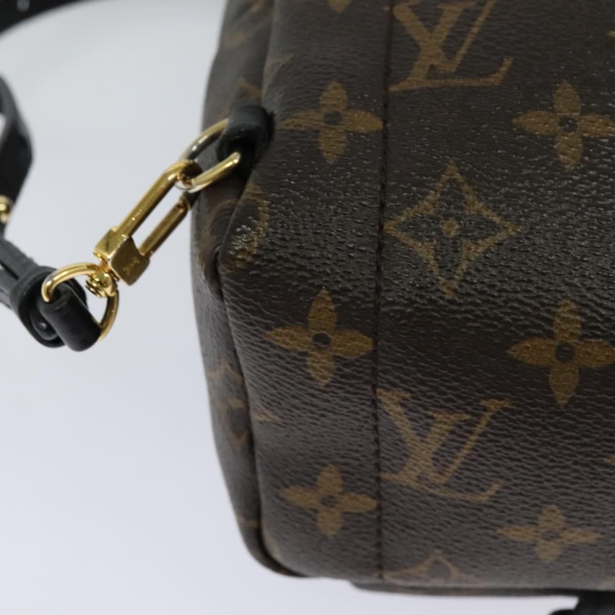 Louis Vuitton Palm Springs Mini Brown Canvas Backpack Bag (Pre-Owned) Size ONE SIZE - 13 Thumbnail